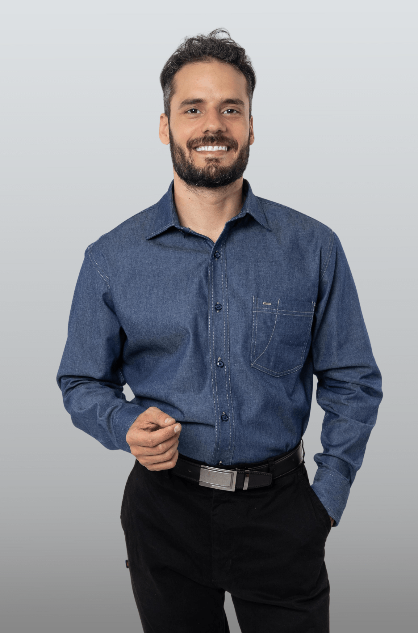 CAMISA EJECUTIVA SLIM FIT MONTANA HOMBRE