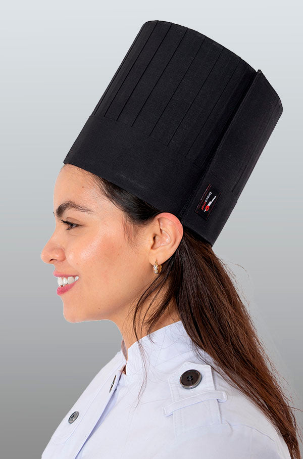 TOQUE BLANCHE GORRO PARA CHEF MARSELLA UNISEX #Color_Negro
