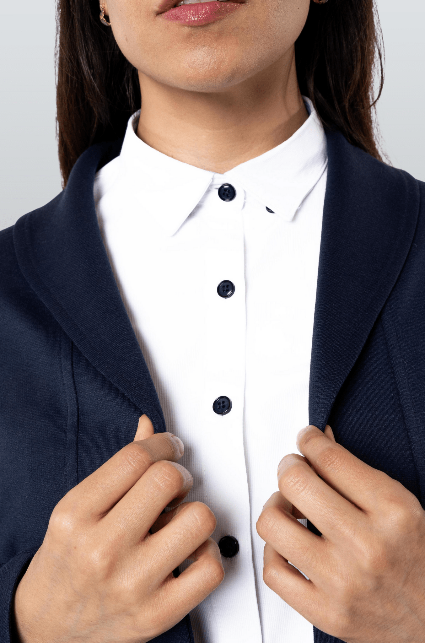 SACO TIPO BLAZER HOUSTON MUJER #Color_Azul Marino