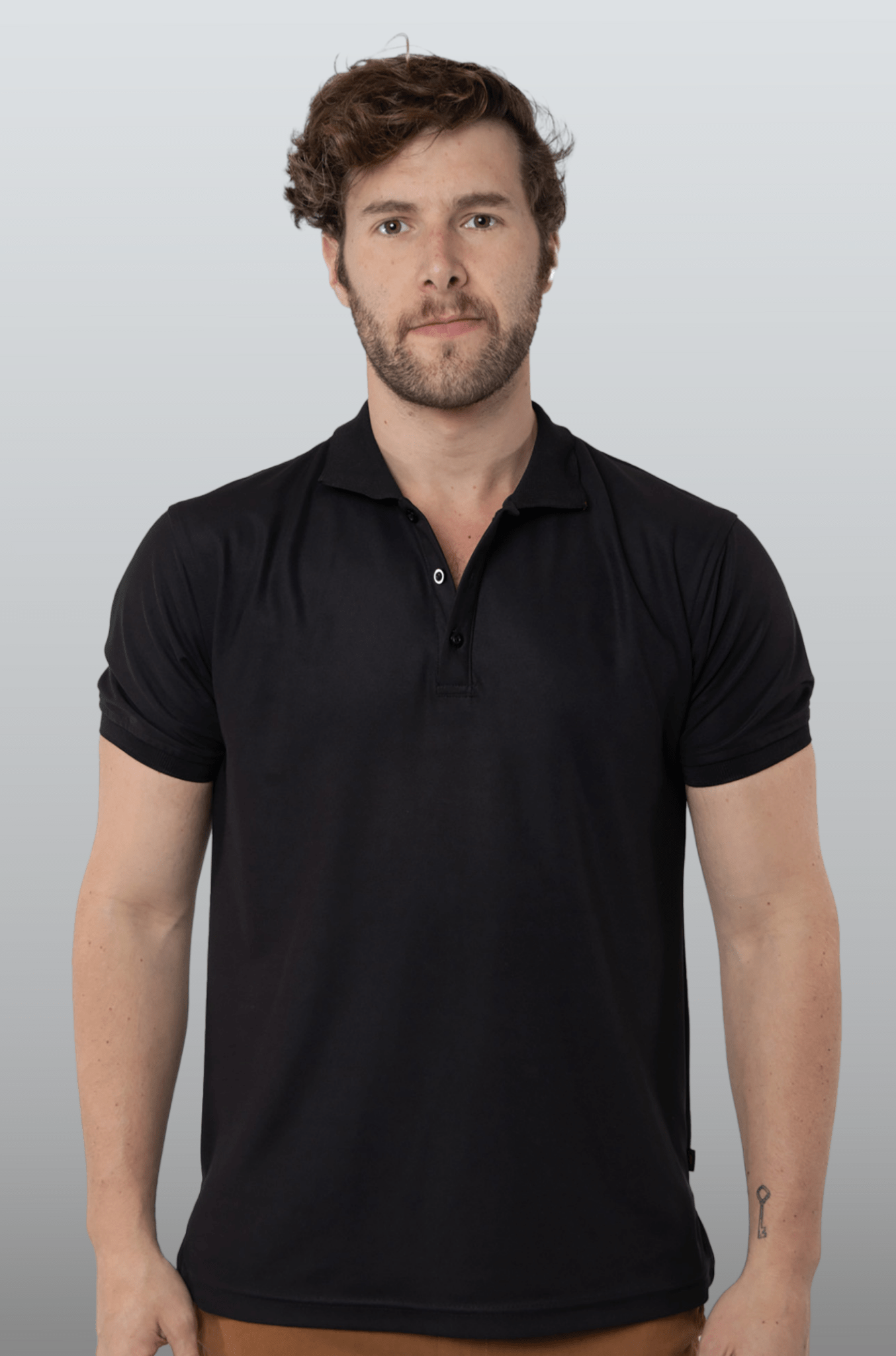 PLAYERA POLO DRYFIT MANCHESTER HOMBRE #Color_Negro