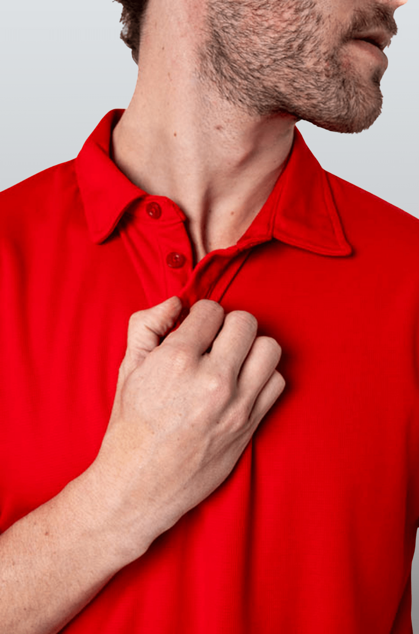 PLAYERA POLO HILOS DE PET PAMPLONA HOMBRE #Color_Rojo