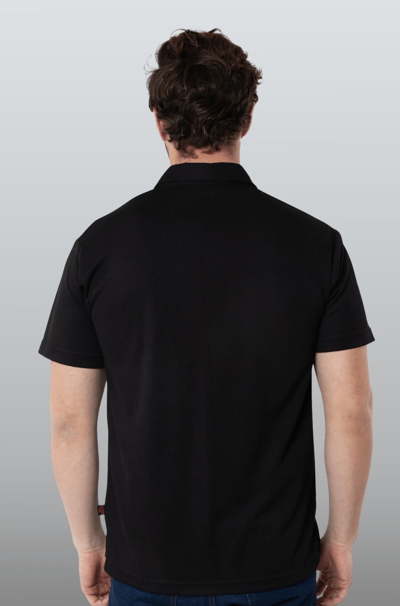 PLAYERA POLO HILOS DE PET PAMPLONA HOMBRE #Color_Negro