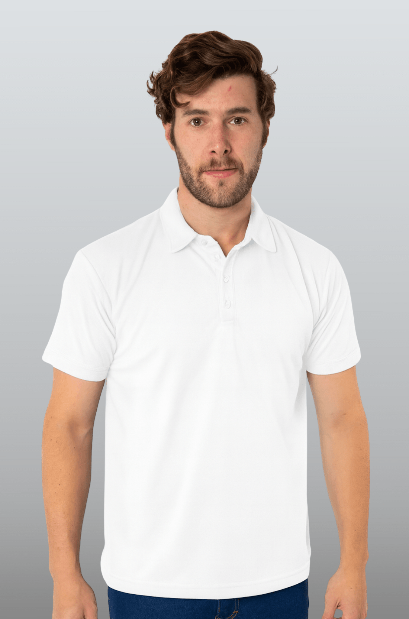PLAYERA POLO HILOS DE PET PAMPLONA HOMBRE #Color_Blanco