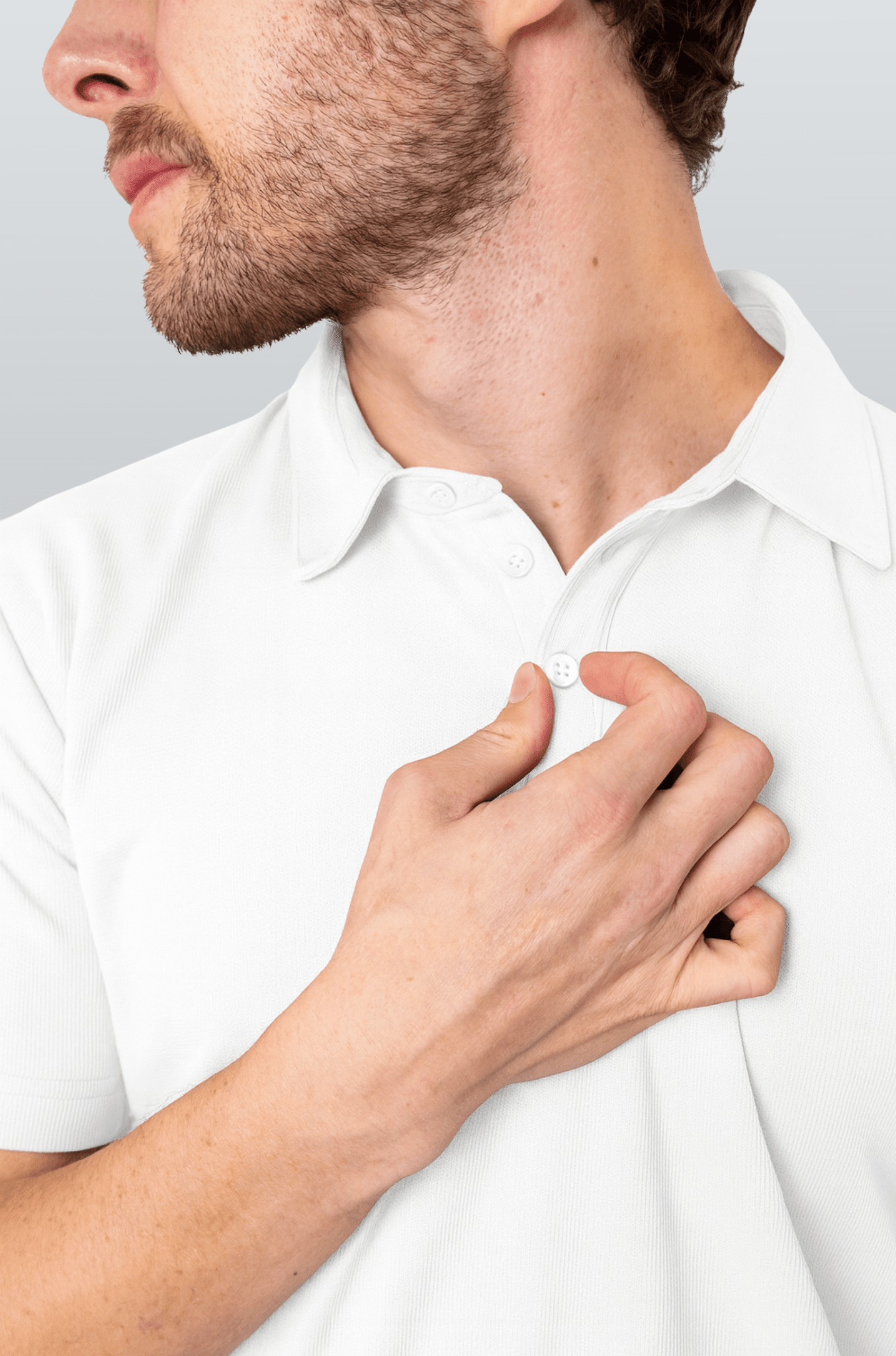 PLAYERA POLO HILOS DE PET PAMPLONA HOMBRE #Color_Blanco