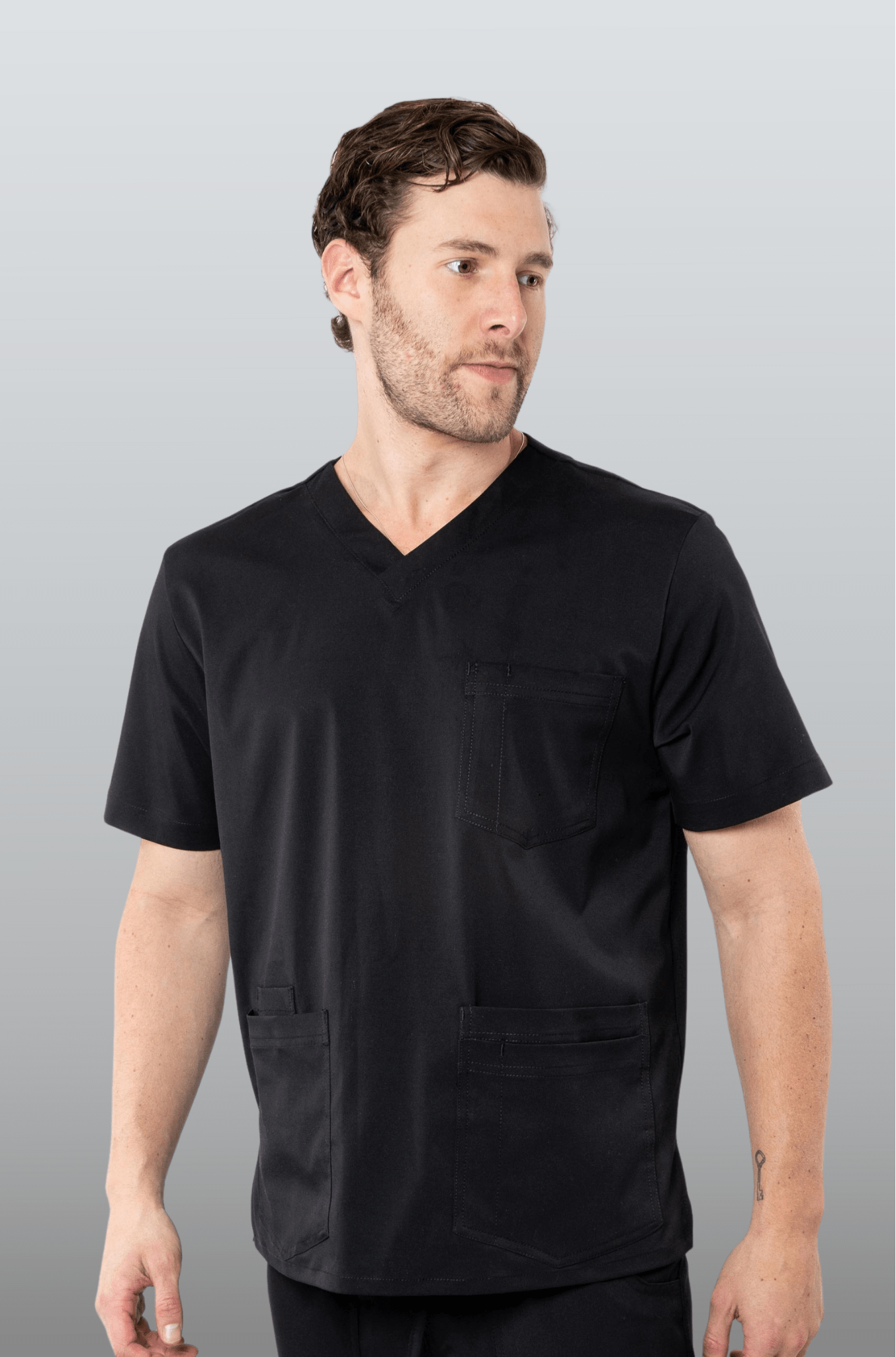 FILIPINA MÉDICA PARA SCRUB CAMBRIDGE HOMBRE #Color_Negro