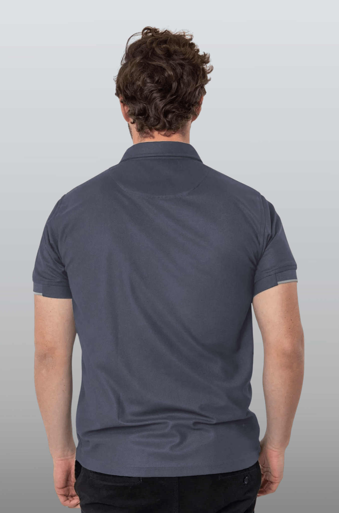 PLAYERA POLO HILO DE PET BILBAO HOMBRE #Color_Gris