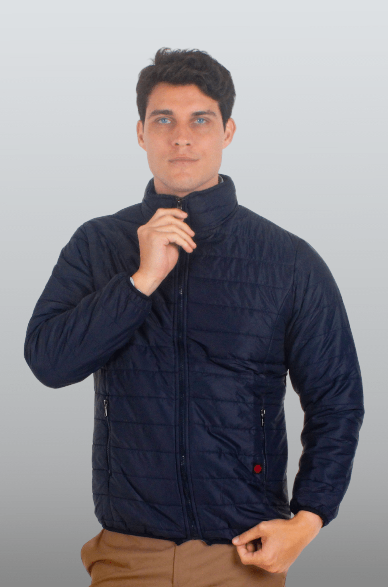 CHAMARRA CAPITONADA ALASKA HOMBRE #Color_Azul Marino