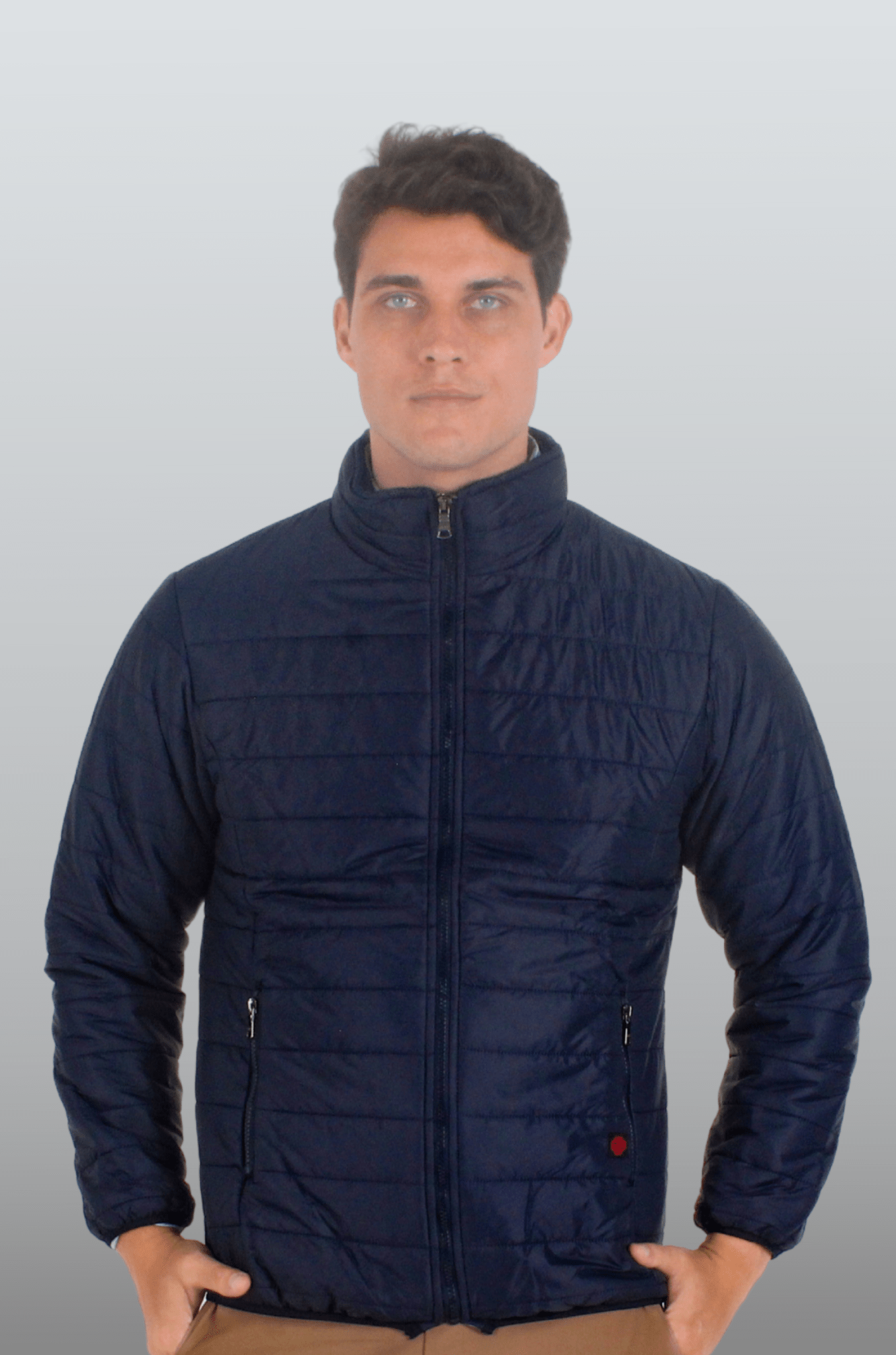 CHAMARRA CAPITONADA ALASKA HOMBRE #Color_Azul Marino