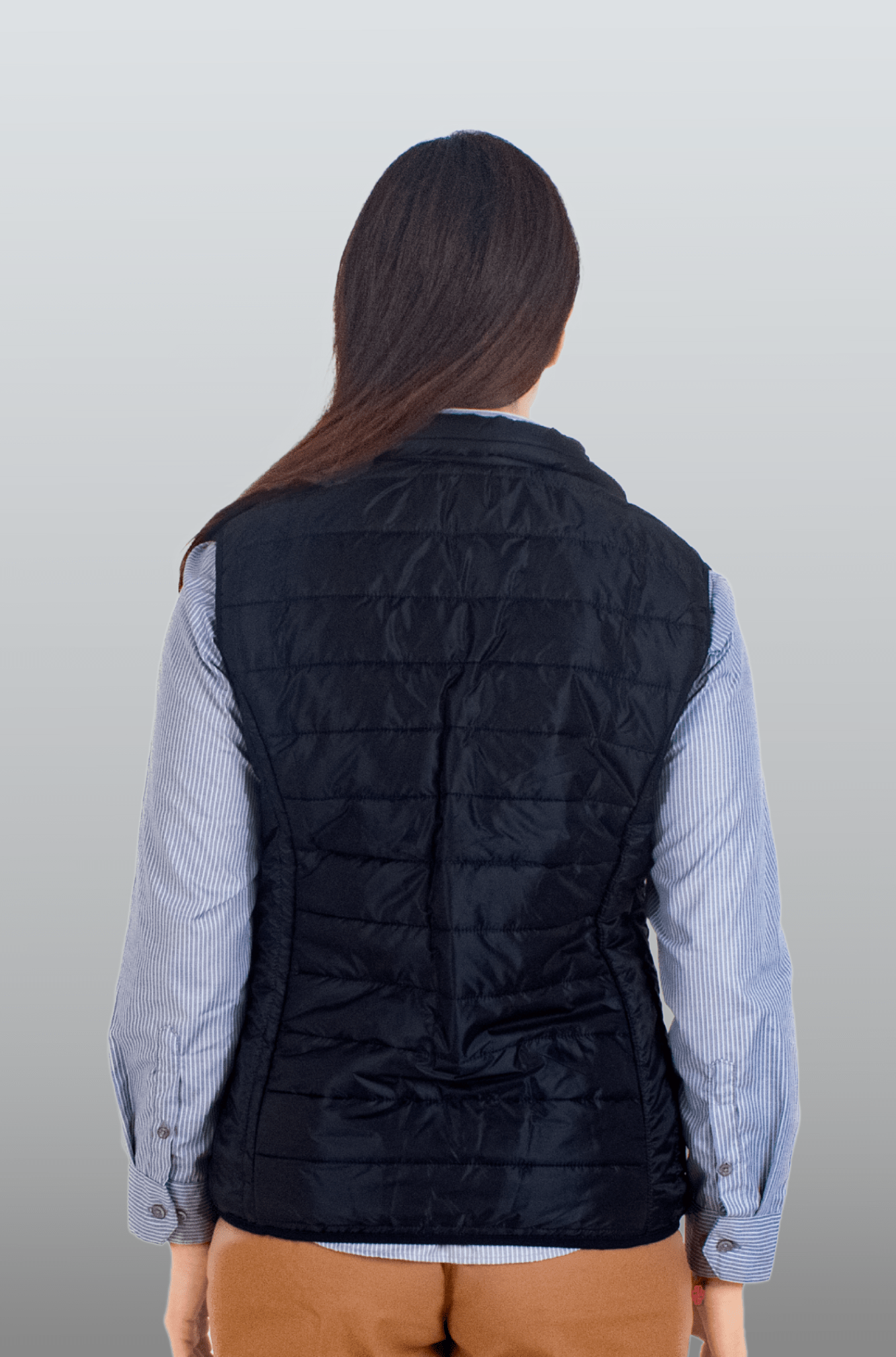 CHALECO CAPITONADO OSLO MUJER #Color_Negro