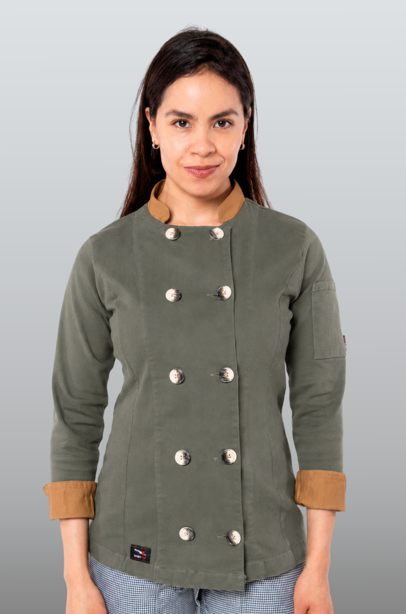 FILIPINA CHEF CORTE REGULAR MILÁN MUJER #Color_Verde Oliva