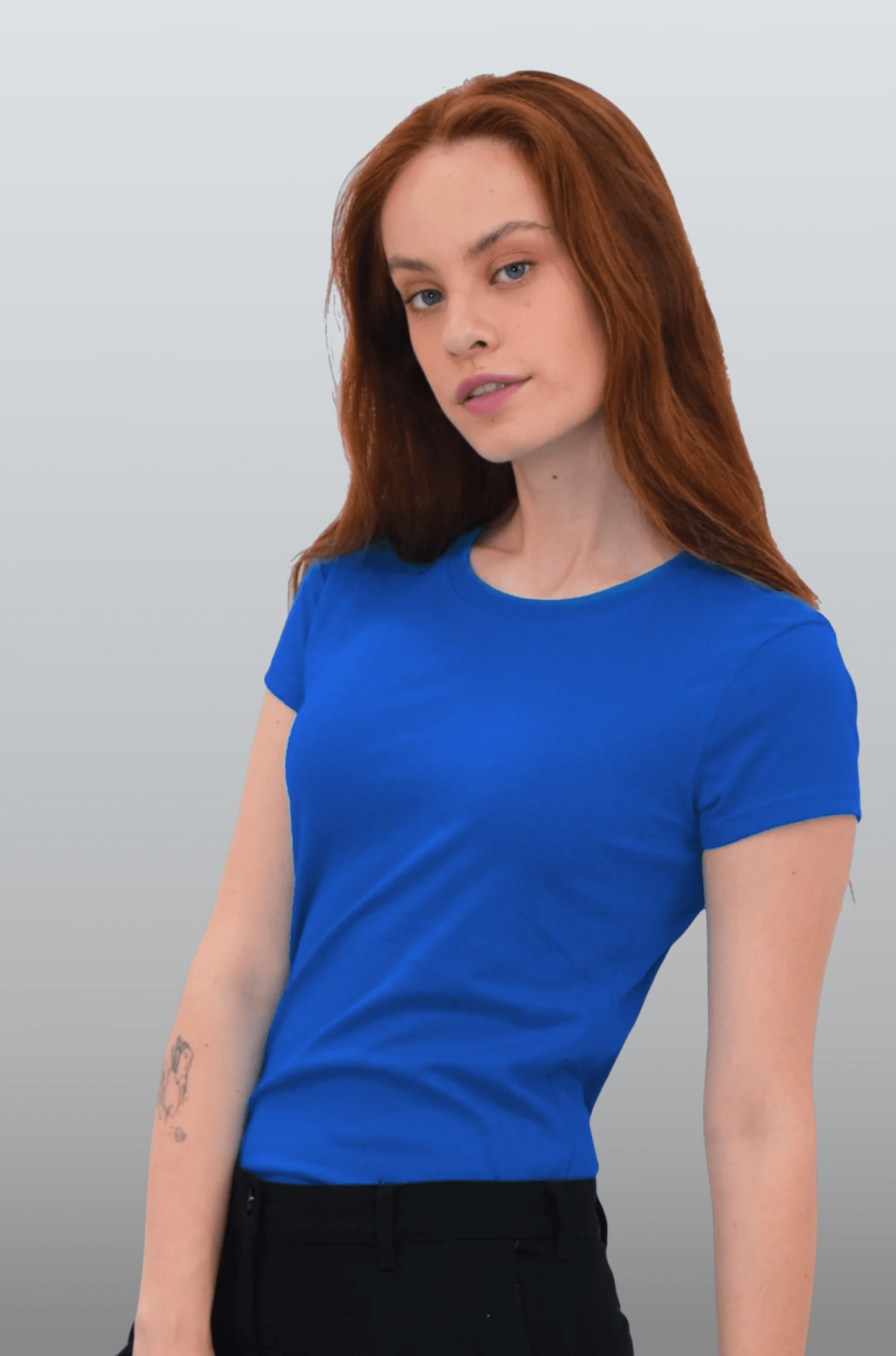 PLAYERA CUELLO REDONDO MALIBÚ MUJER #Color_Azul