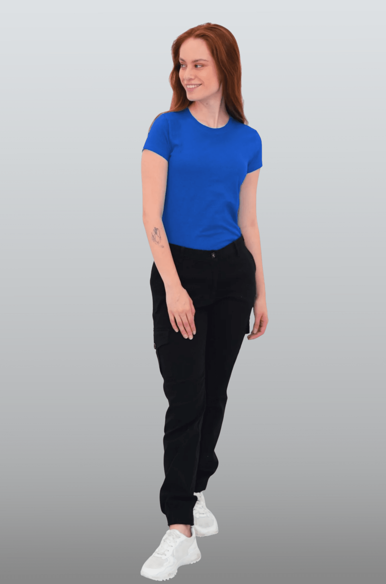 PLAYERA CUELLO REDONDO MALIBÚ MUJER #Color_Azul