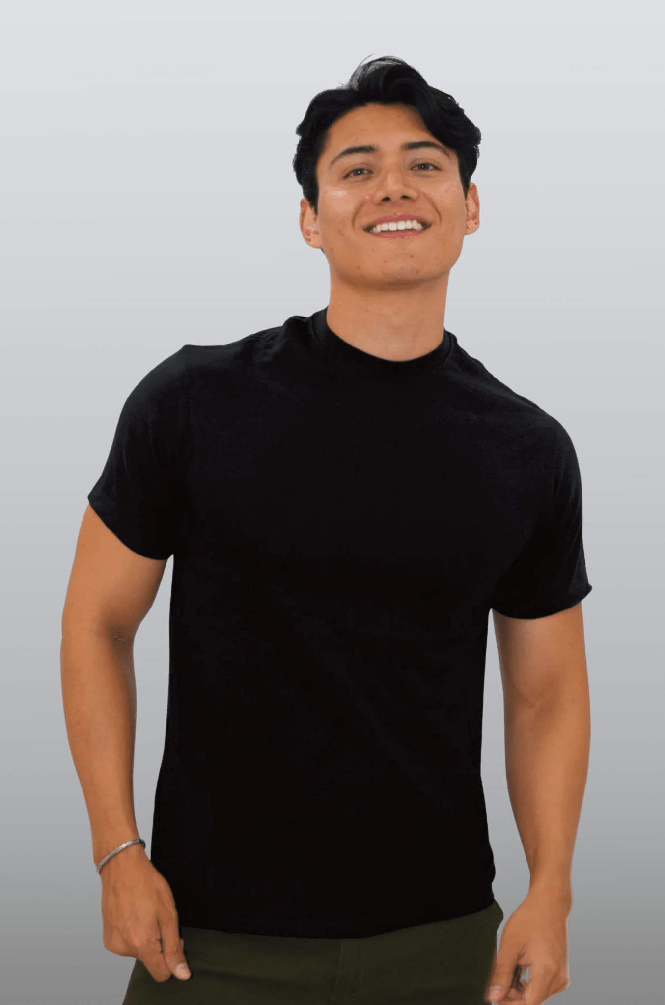 PLAYERA CUELLO REDONDO MALIBÚ HOMBRE #Color_Negro