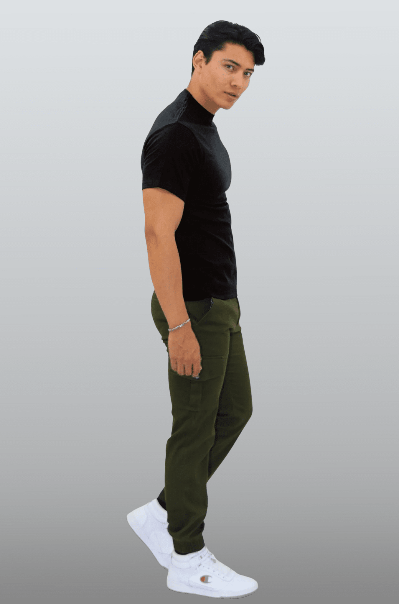 PLAYERA CUELLO REDONDO MALIBÚ HOMBRE #Color_Negro