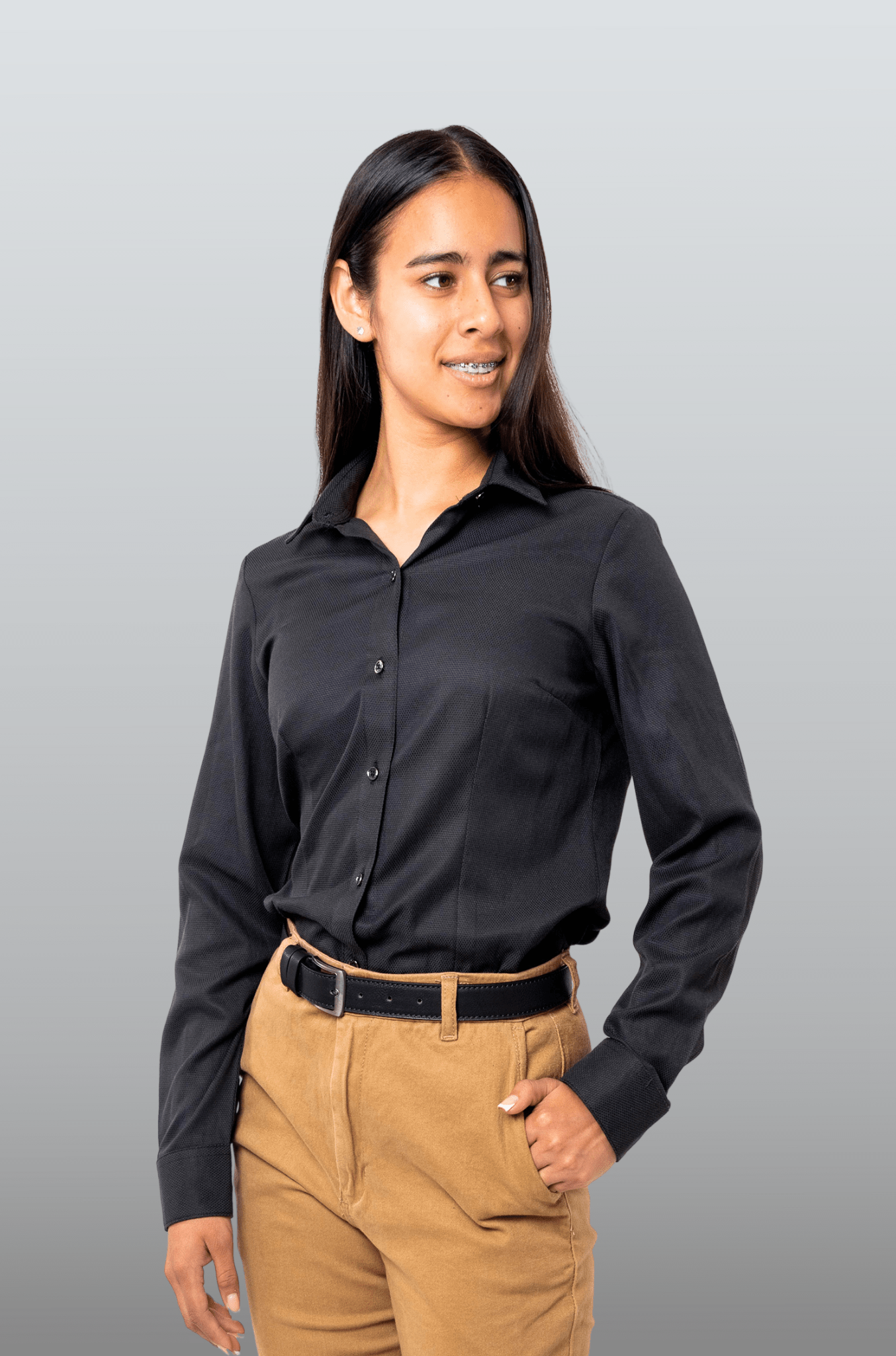 CAMISA EJECUTIVA SLIM FIT DERBY MUJER