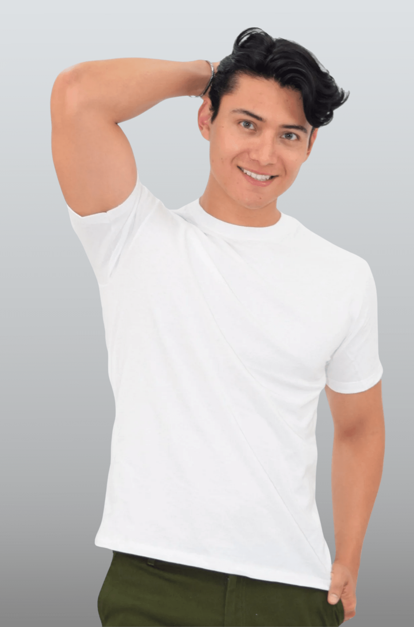 PLAYERA CUELLO REDONDO MALIBÚ HOMBRE #Color_Blanco