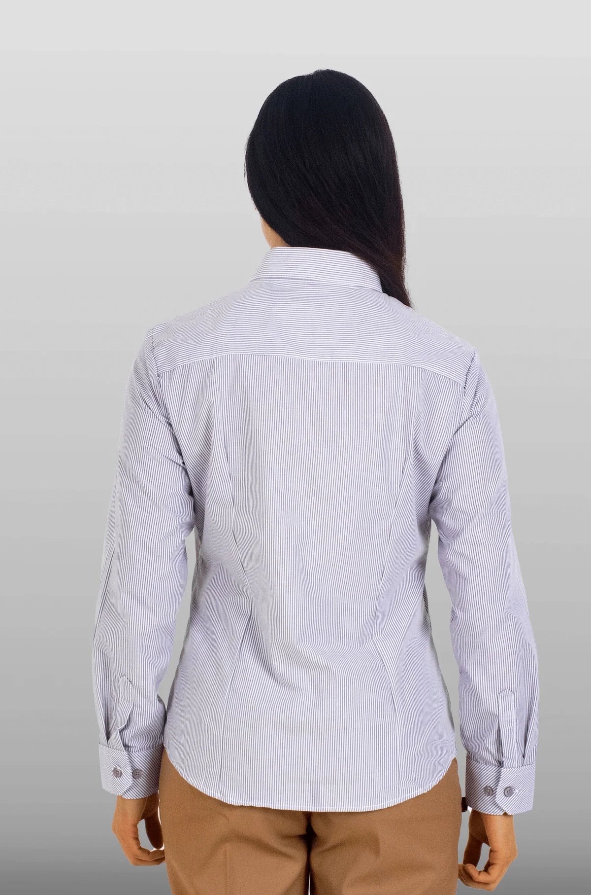 CAMISA EJECUTIVA CORTE REGULAR MÚNICH MUJER #Color_Gris