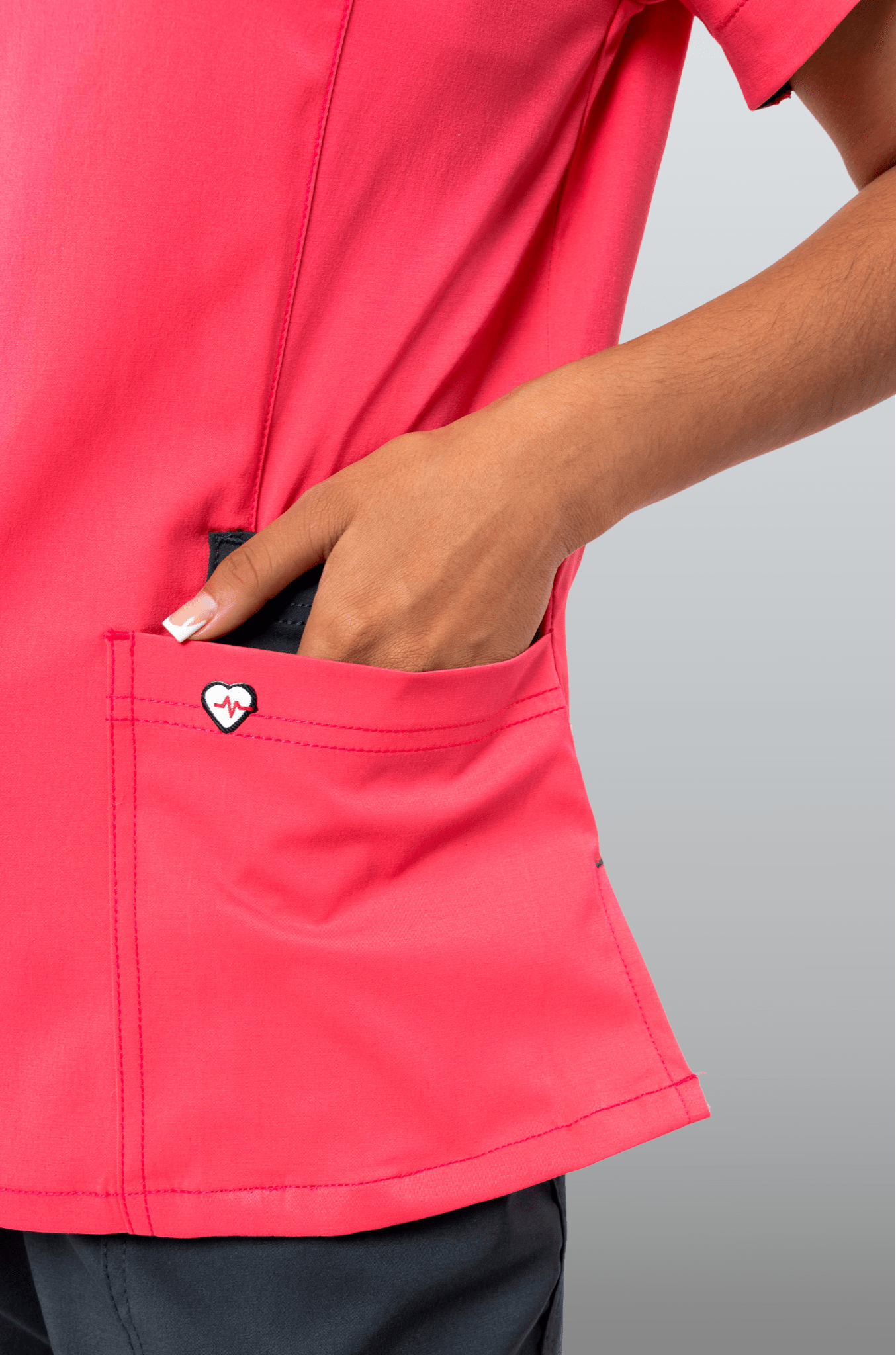 FILIPINA MÉDICA PARA SCRUB OPORTO MUJER #Color_Rosa