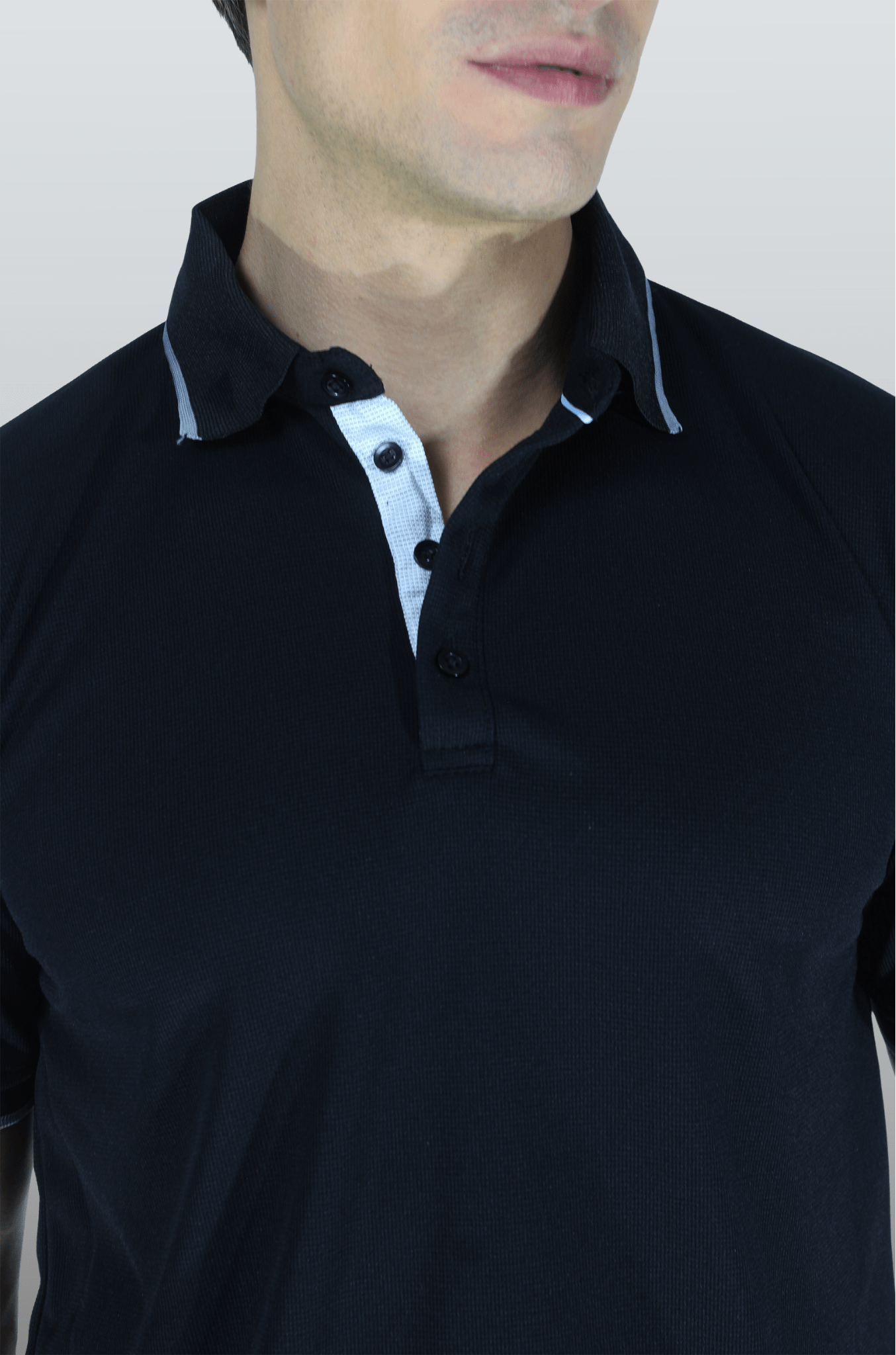 PLAYERA POLO DRY FIT ÁMSTERDAM HOMBRE #Color_Negro