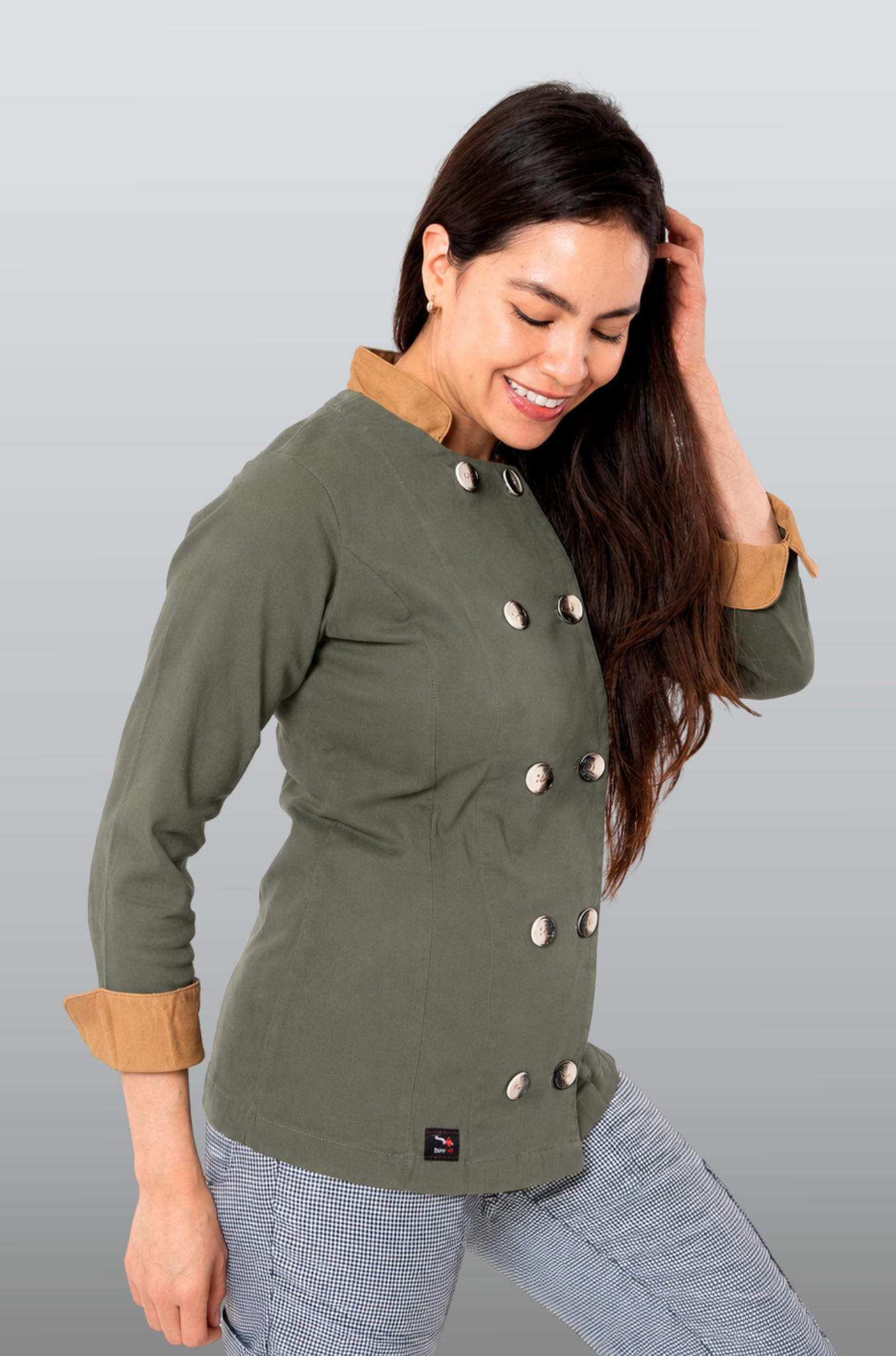 FILIPINA CHEF CORTE REGULAR MILÁN MUJER #Color_Verde Oliva