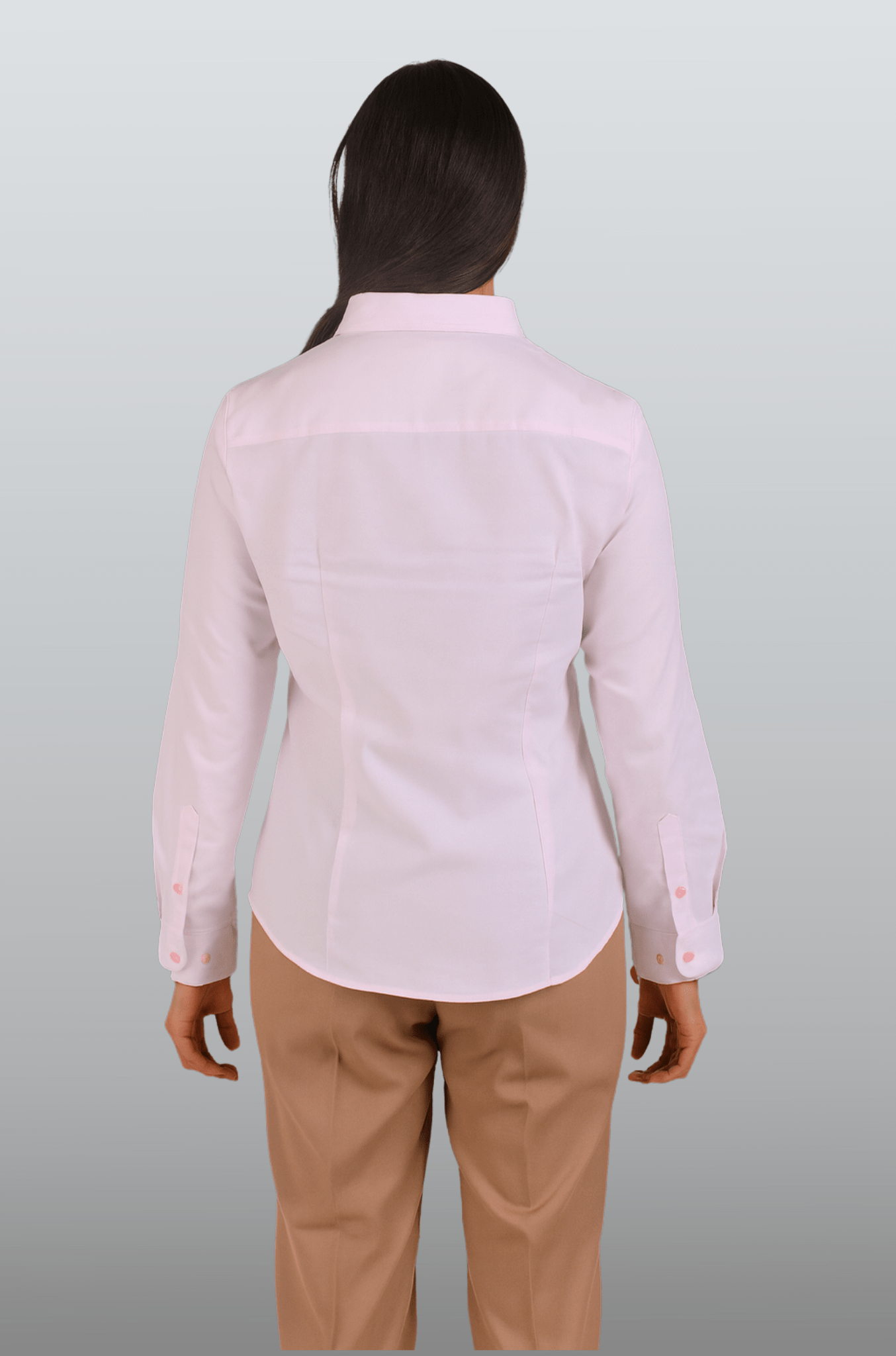 CAMISA BÁSICA MANGA LARGA MONCLOVA MUJER #Color_Rosa