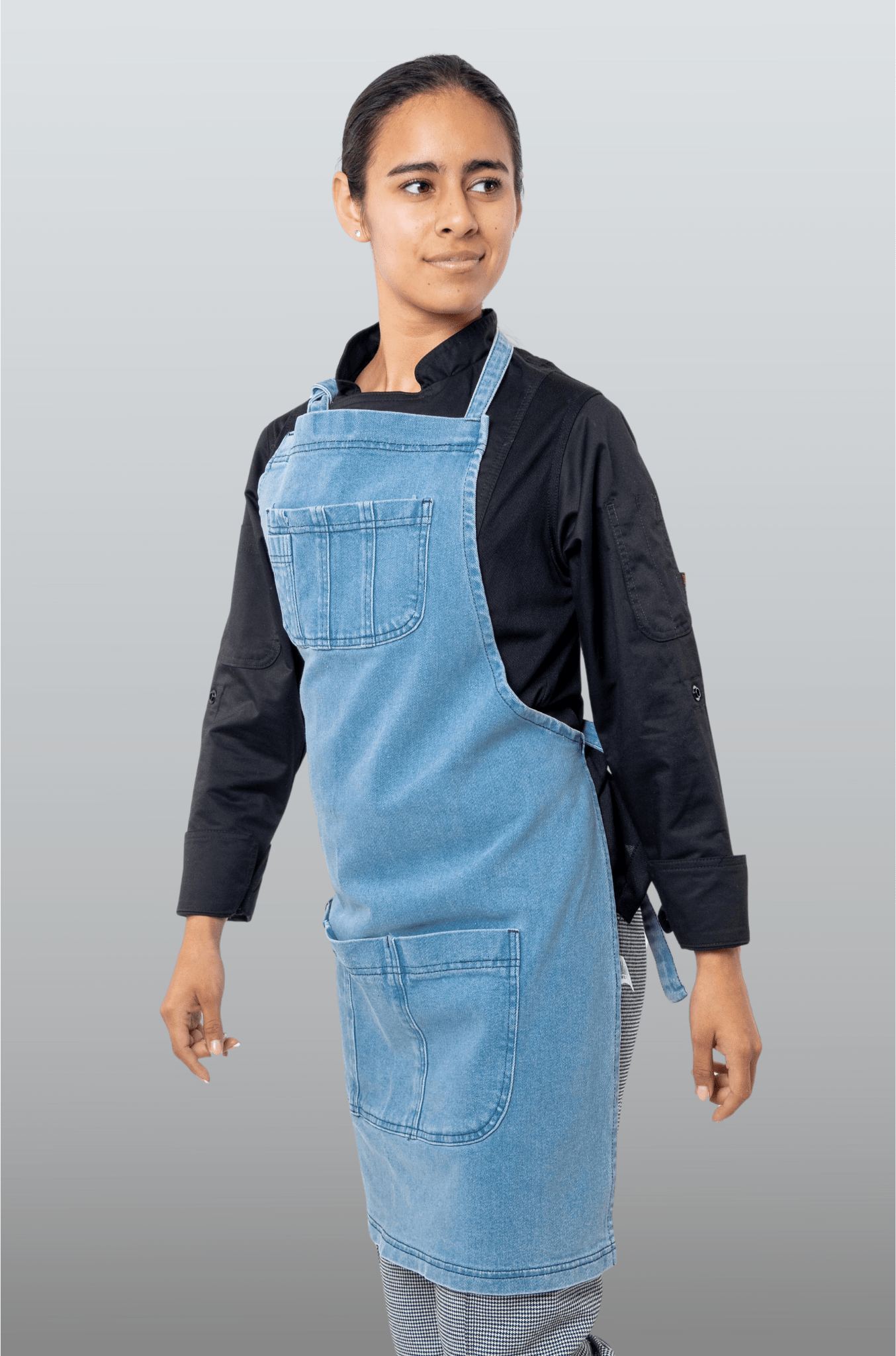 MANDIL DE MEZCLILLA ALBI