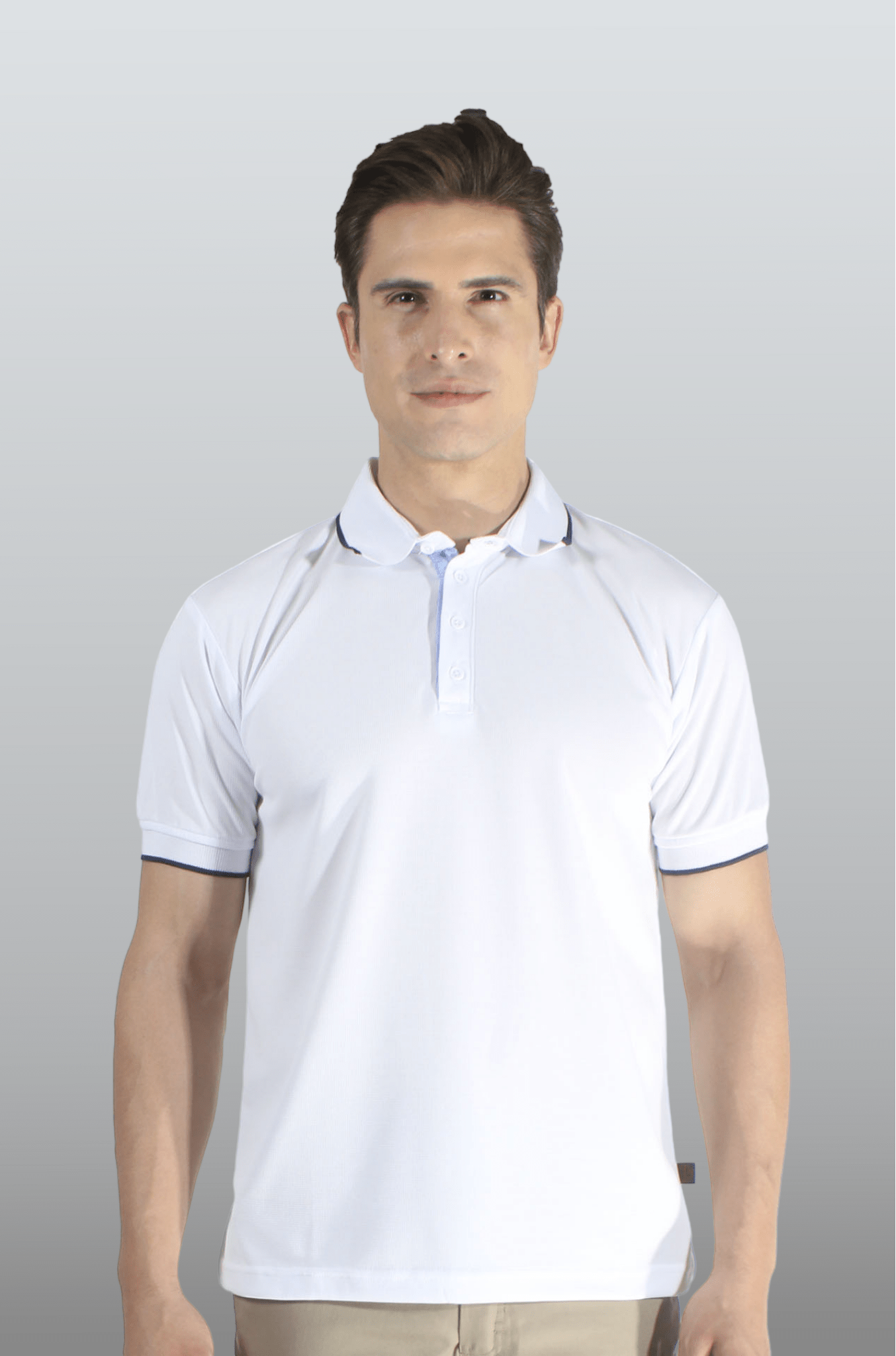 PLAYERA POLO DRY FIT ÁMSTERDAM HOMBRE #Color_Blanco