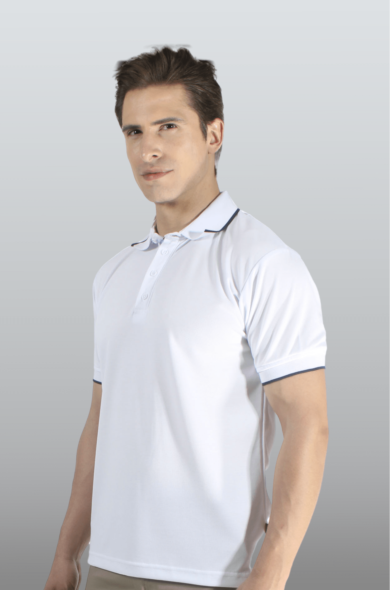 PLAYERA POLO DRY FIT ÁMSTERDAM HOMBRE #Color_Blanco