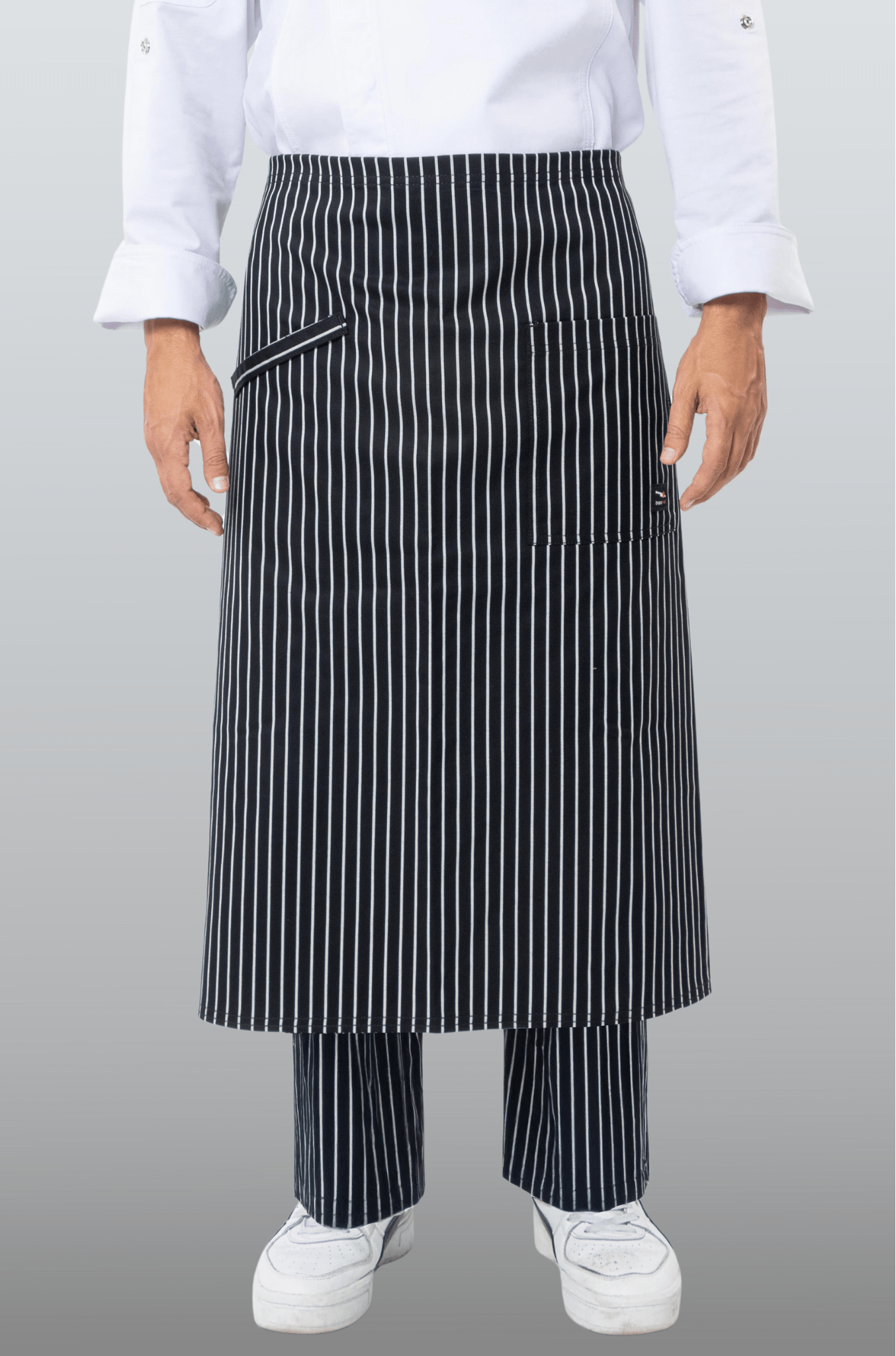 MEDIO MANDIL DE MESERO MONTEVIDEO #Color_Rayado