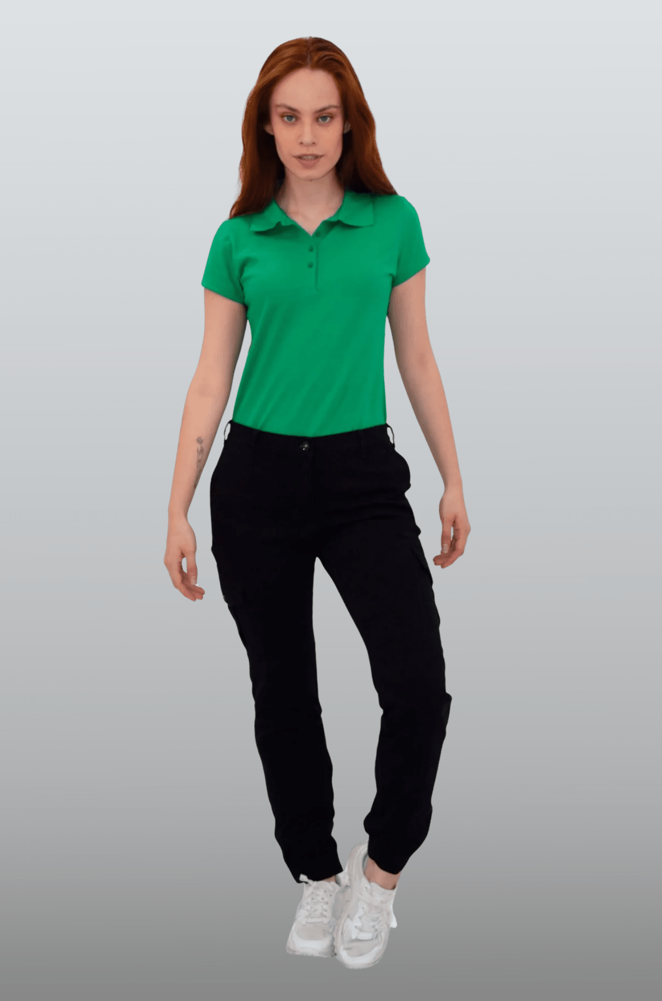 PLAYERA TIPO POLO ESTAMBUL MUJER #Color_Verde
