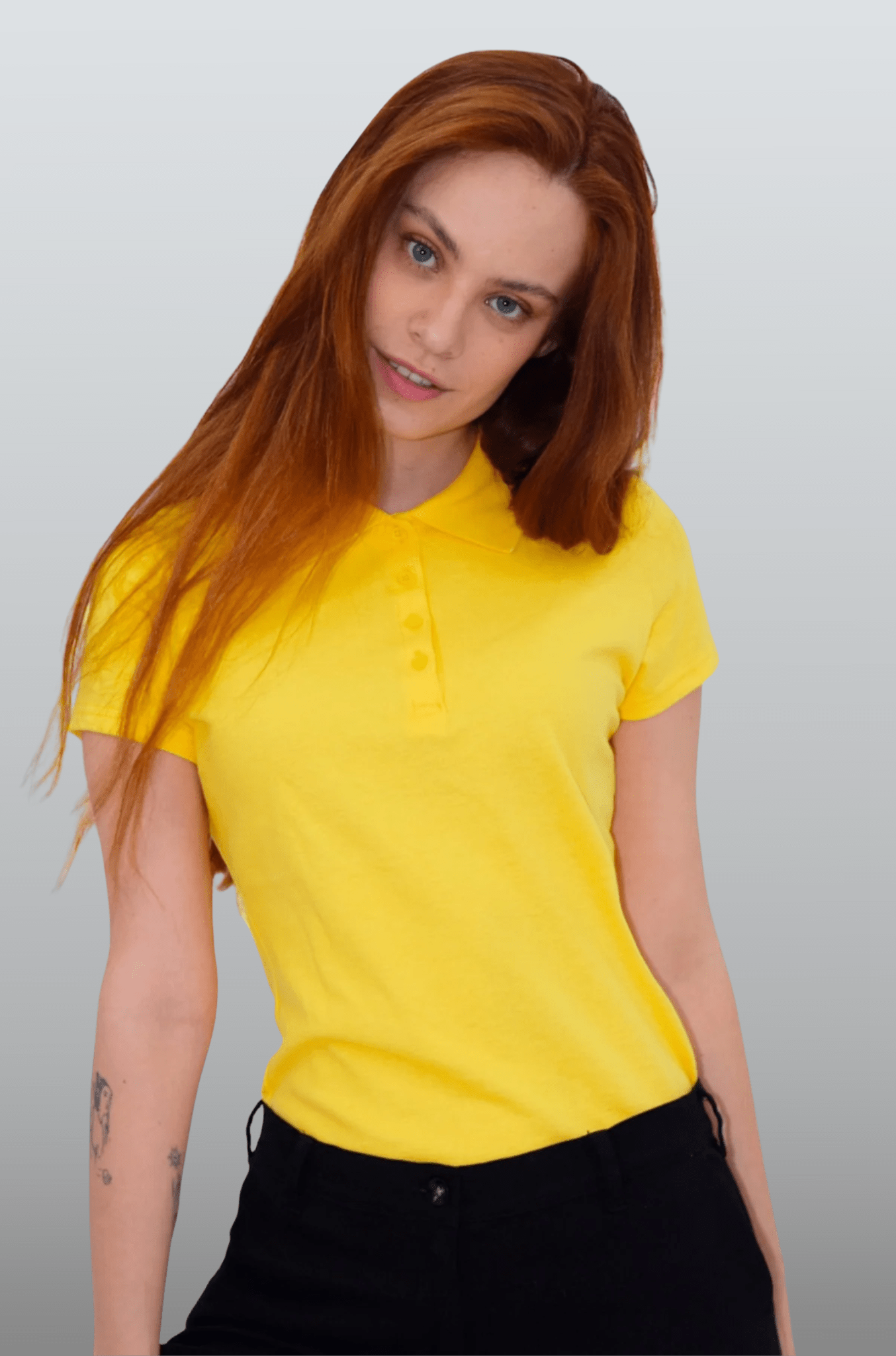 PLAYERA TIPO POLO ESTAMBUL MUJER #Color_Amarillo
