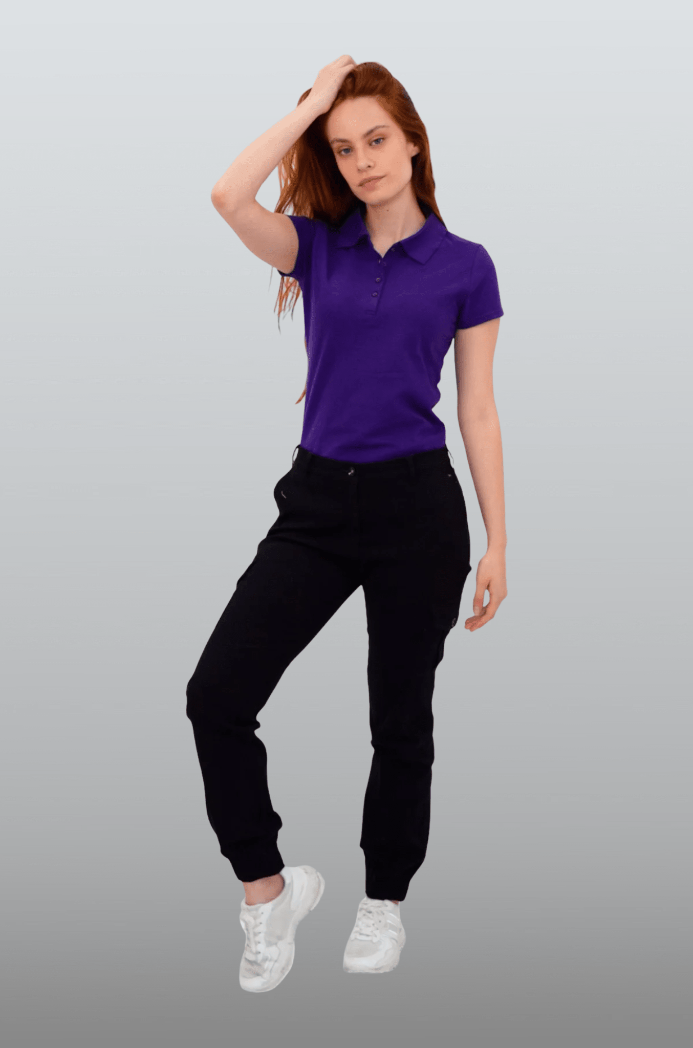 PLAYERA TIPO POLO ESTAMBUL MUJER #Color_Púrpura