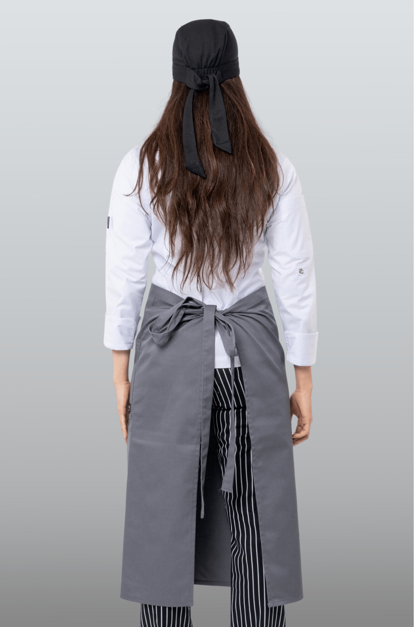 MEDIO MANDIL DE MESERO MONTEVIDEO #Color_Gris