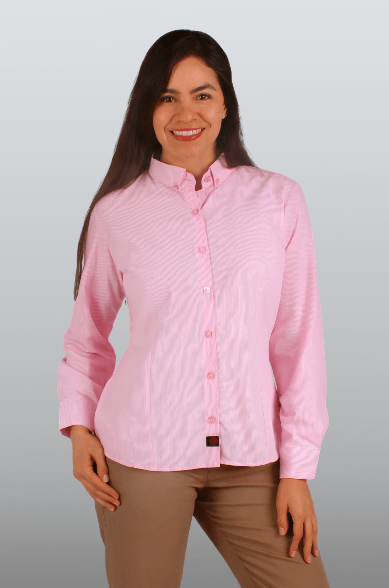 CAMISA EJECUTIVA LEÓN DAMA #Color_Rosa