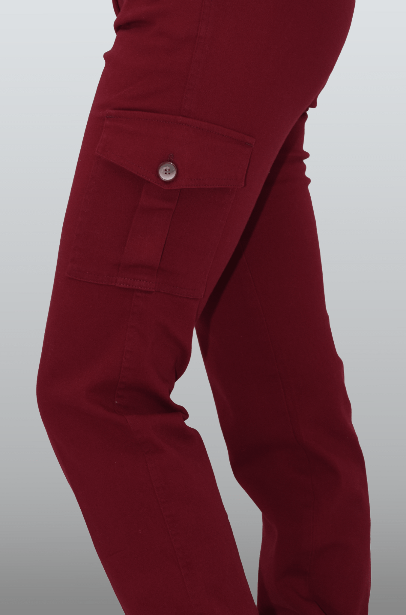 PANTALÓN CARGO JOGGER LORETO MUJER #Color_Rojo