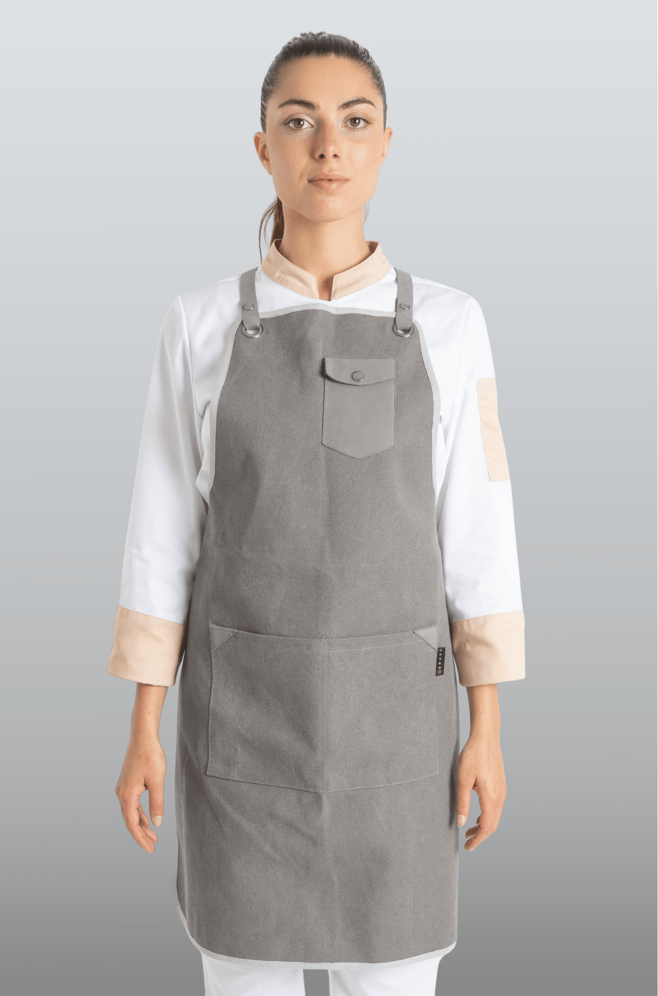 MANDIL SORRENTO PETO UNISEX #Color_Gris