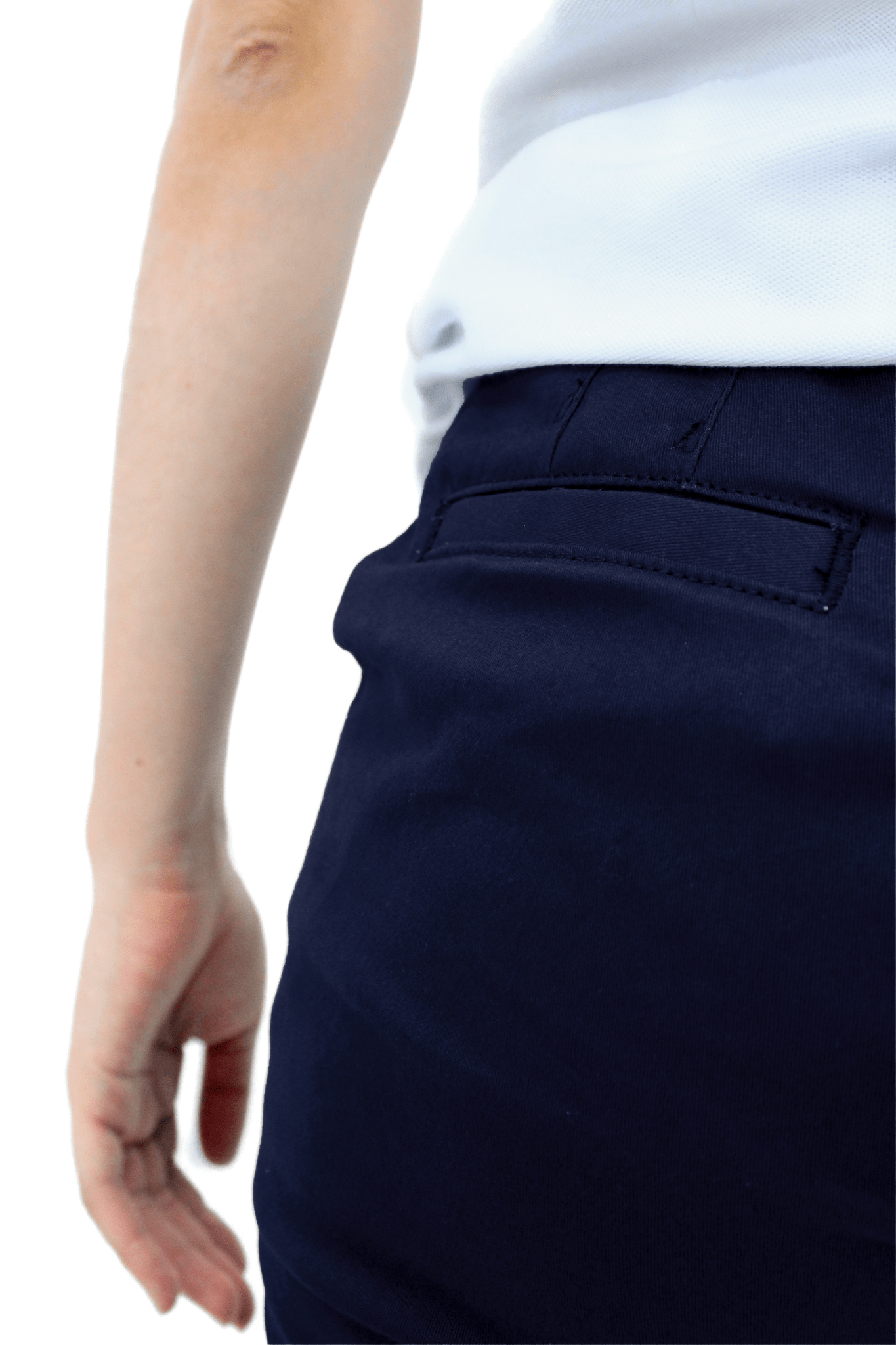 BERMUDA CASUAL DE GABARDINA ATLANTA MUJER #Color_Azul Marino