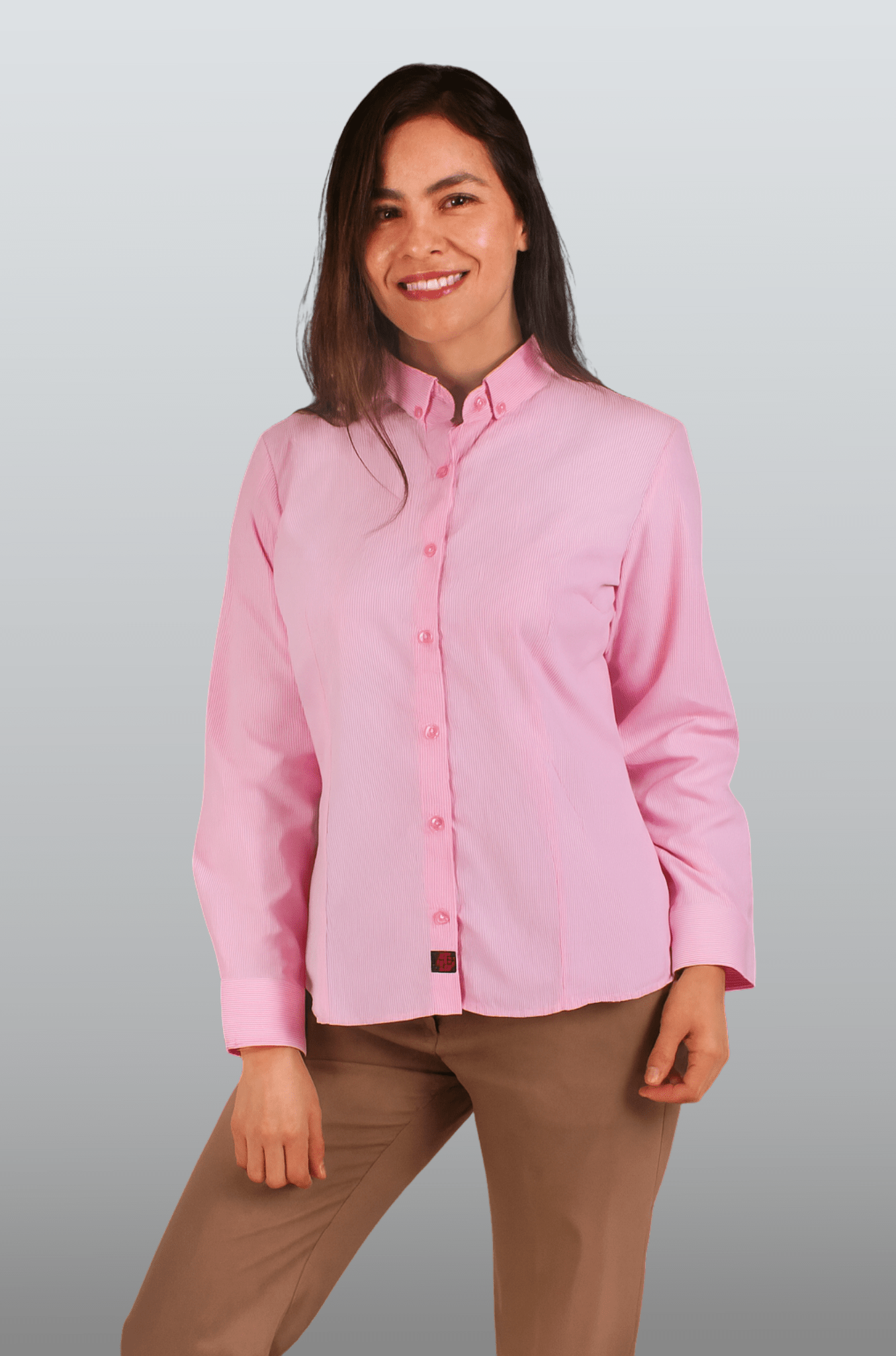 CAMISA EJECUTIVA LEÓN DAMA #Color_Rosa