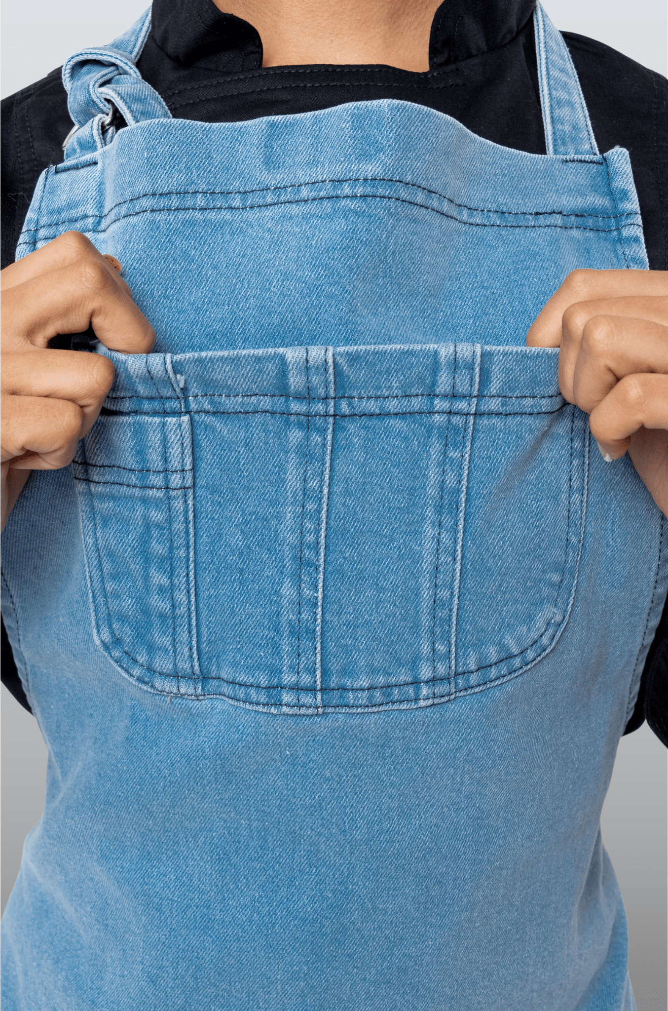 MANDIL DE MEZCLILLA ALBI