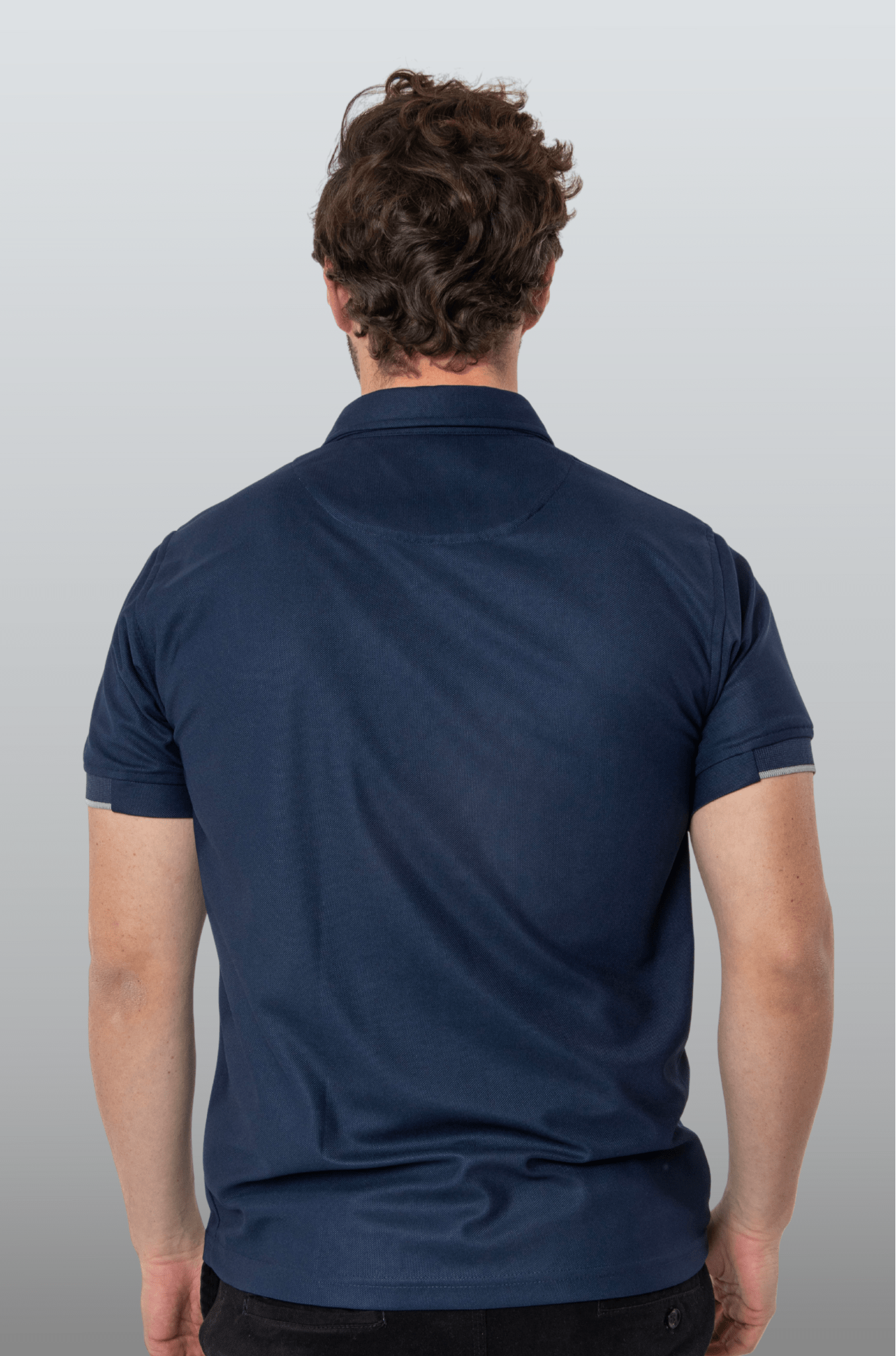 PLAYERA POLO HILO DE PET BILBAO HOMBRE #Color_Azul Marino