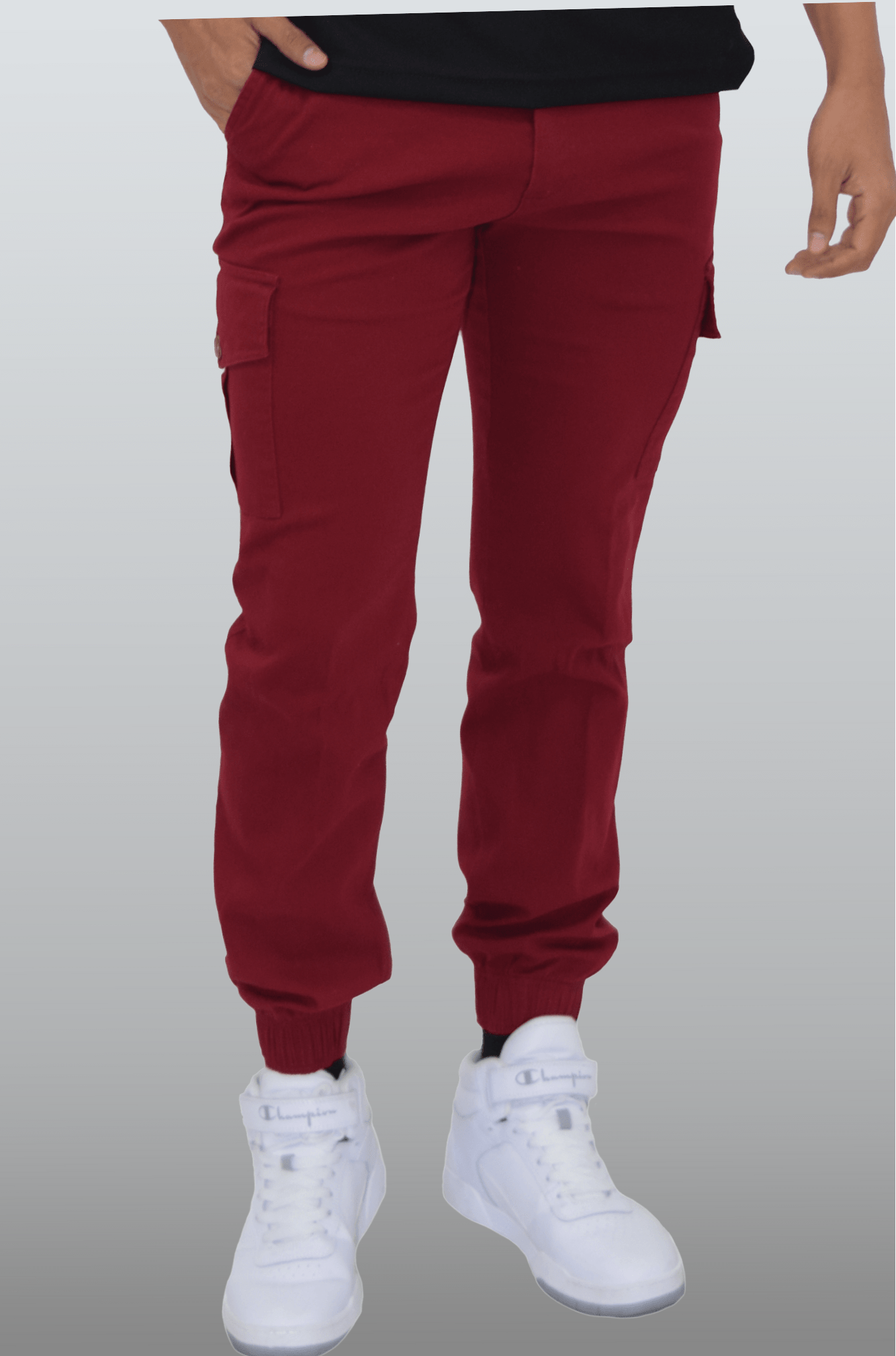 PANTALÓN CARGO JOGGER LORETO HOMBRE #Color_Rojo