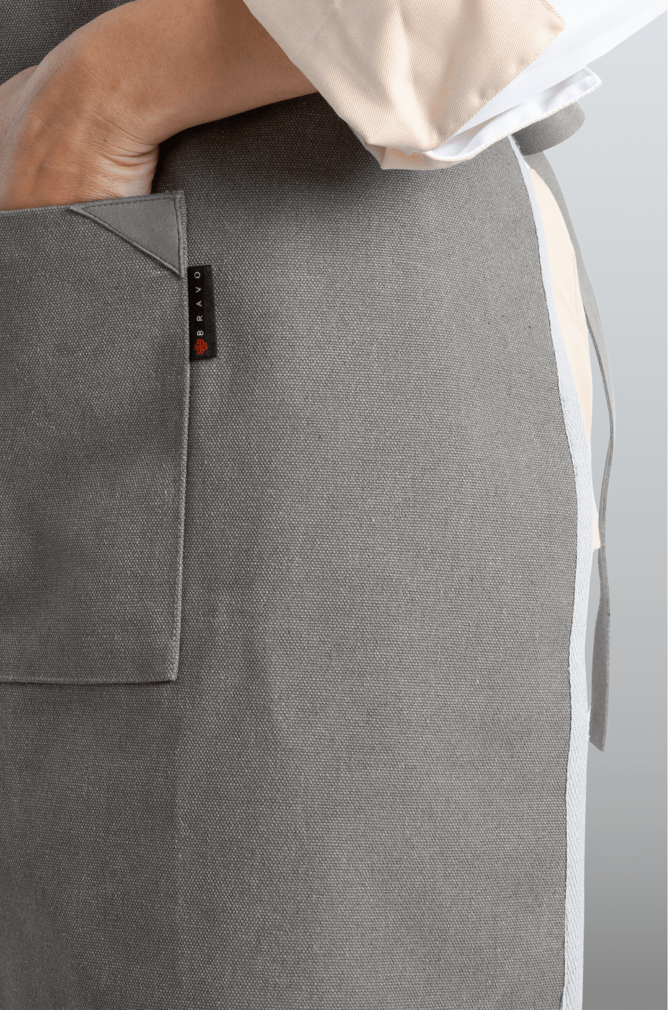 MANDIL SORRENTO PETO UNISEX #Color_Gris