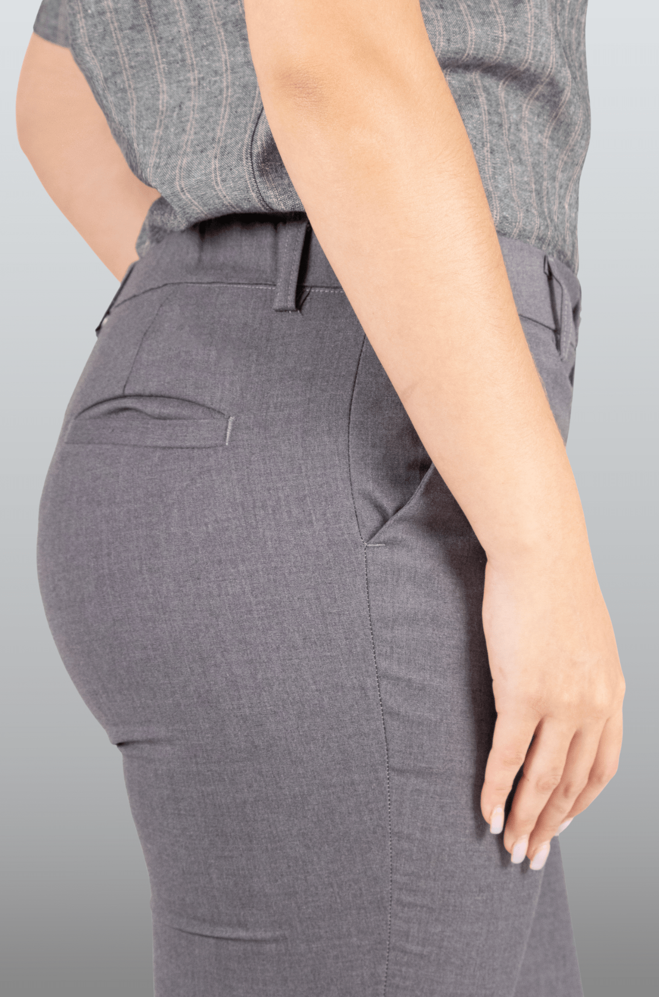 PANTALON RECTO VALENCIA DAMA #Color_Gris