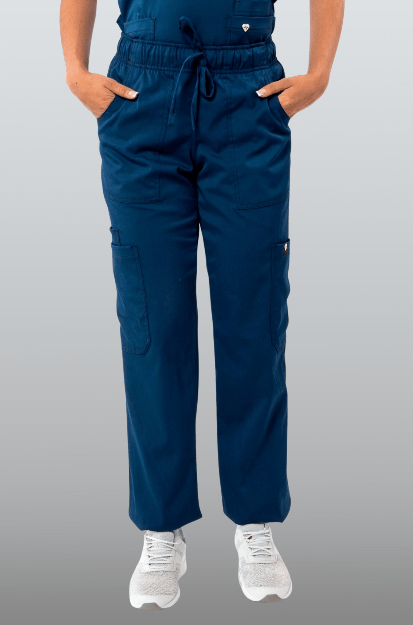 PANTALÓN MÉDICO JOGGER PARA SCRUB ATENAS MUJER #Color_Azul Marino