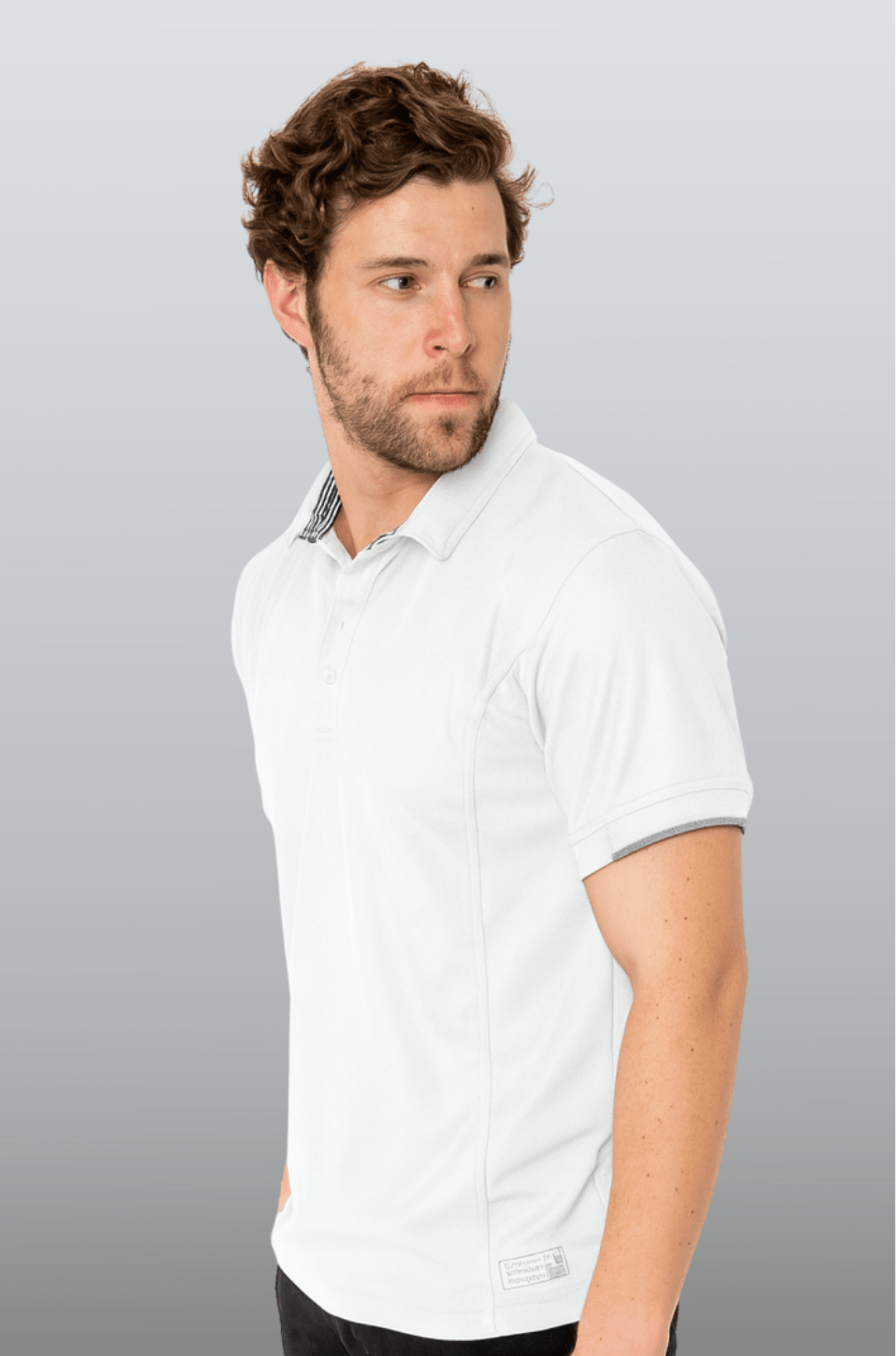 PLAYERA POLO HILO DE PET BILBAO HOMBRE #Color_Blanco