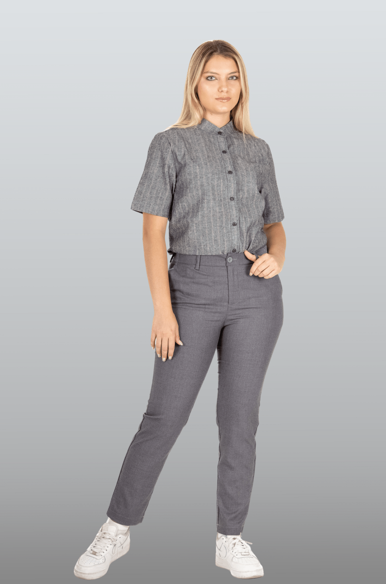 PANTALON RECTO VALENCIA DAMA #Color_Gris