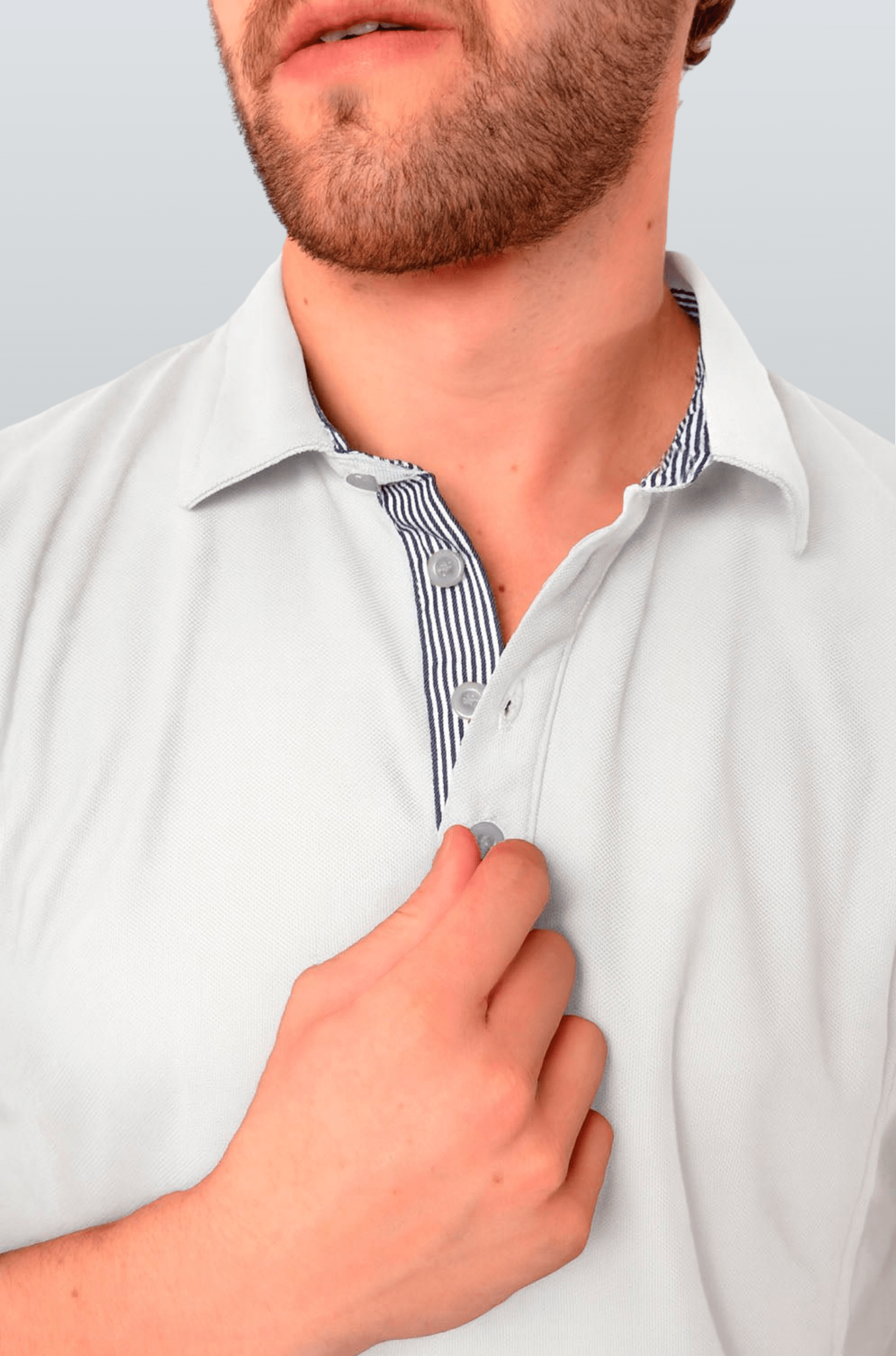 PLAYERA POLO HILO DE PET BILBAO HOMBRE #Color_Blanco