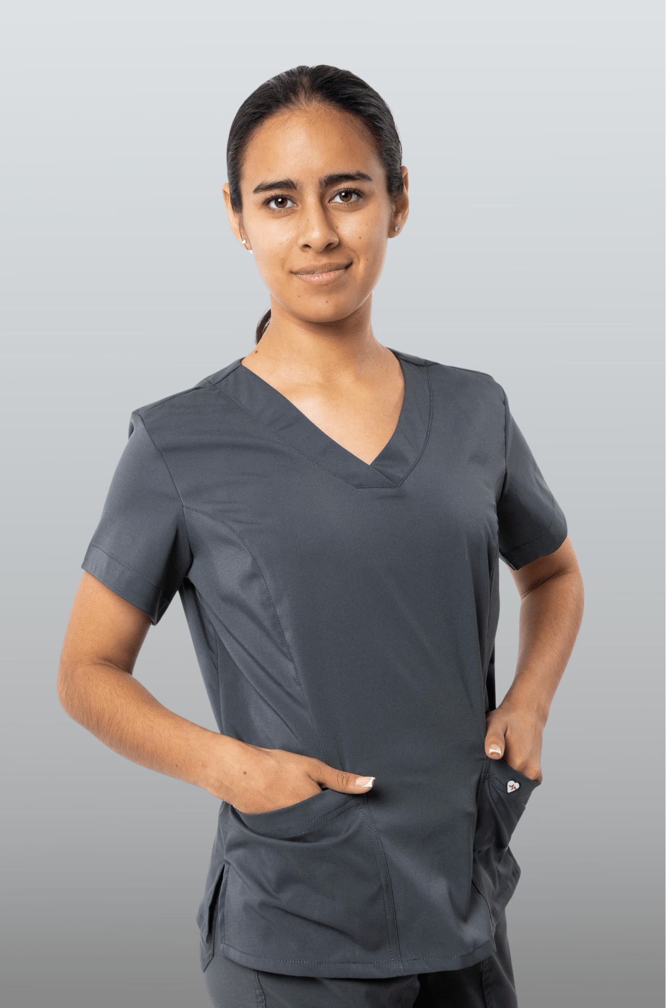 FILIPINA MÉDICA PARA SCRUB CAMBRIDGE MUJER #Color_Gris