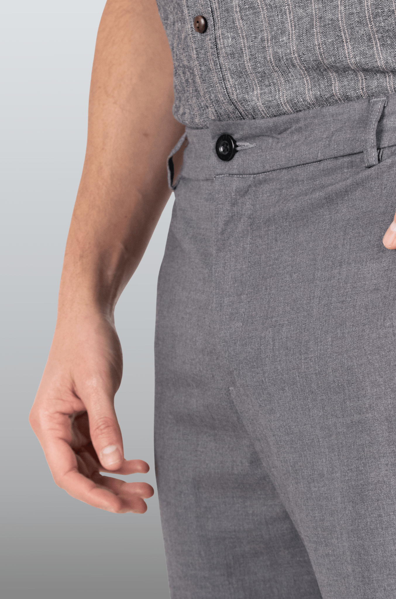 PANTALON RECTO VALENCIA CABALLERO #Color_Gris