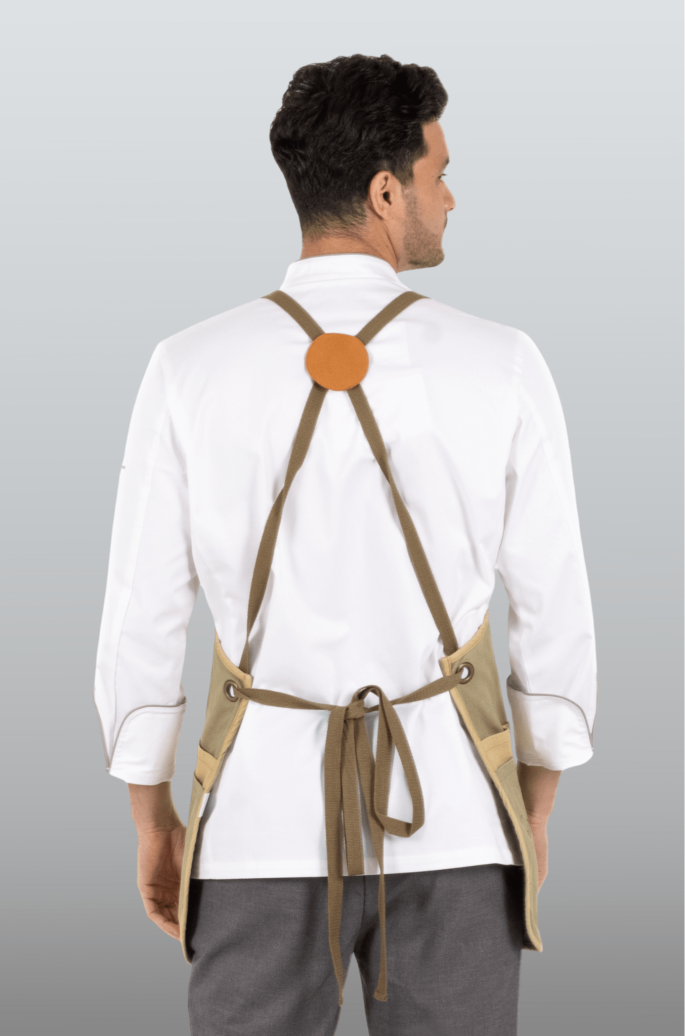 MANDIL SANTIAGO PETO VERDE UNISEX